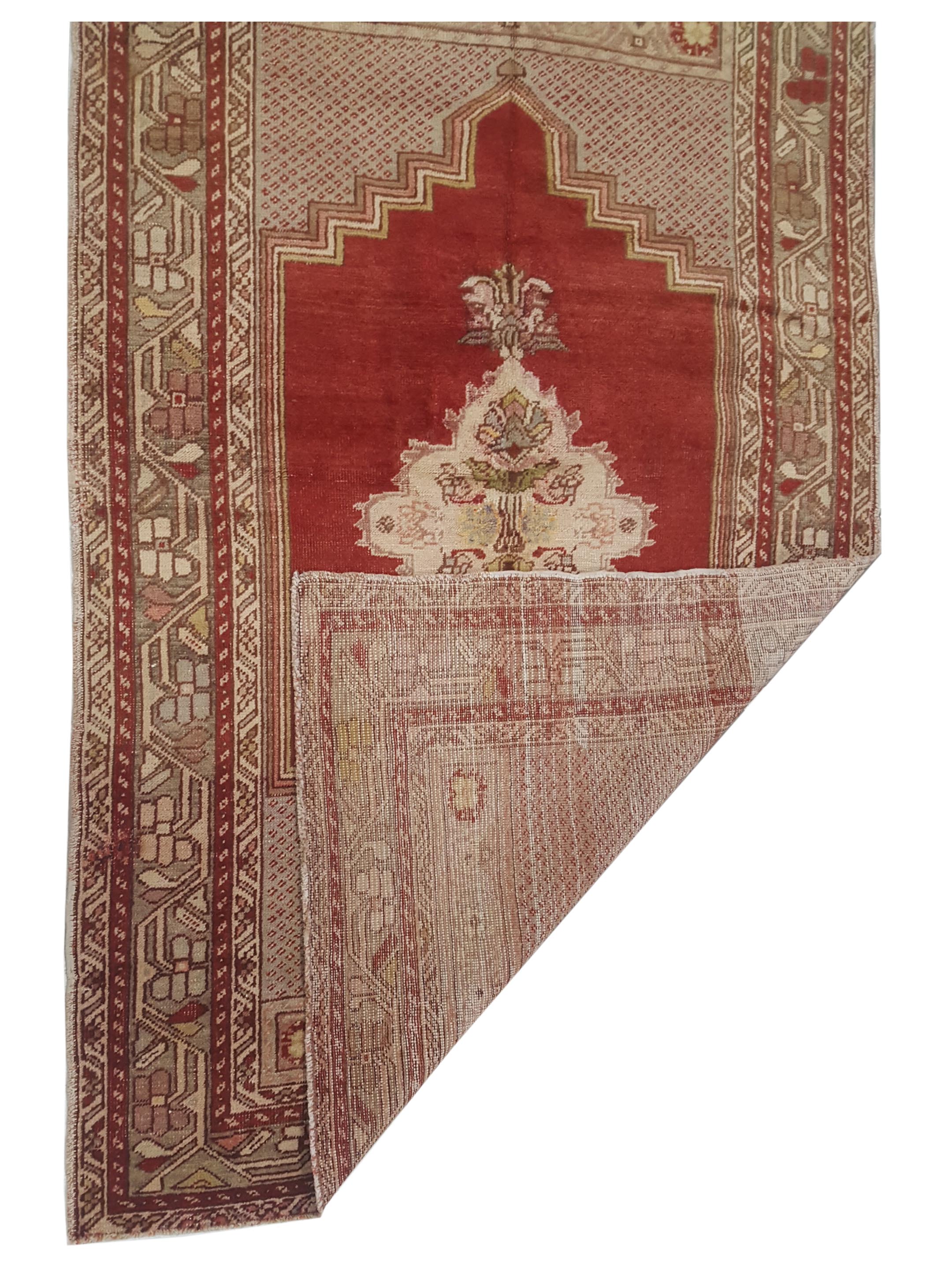 Anatolia Hand Knotted Red 3x5 - Image 3 of 3