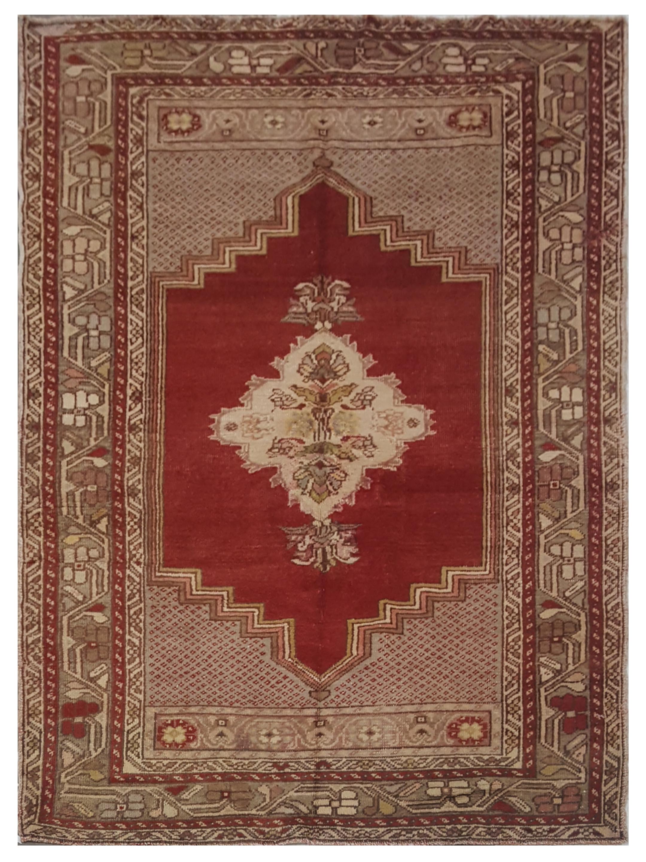 Anatolia Hand Knotted Red 3x5