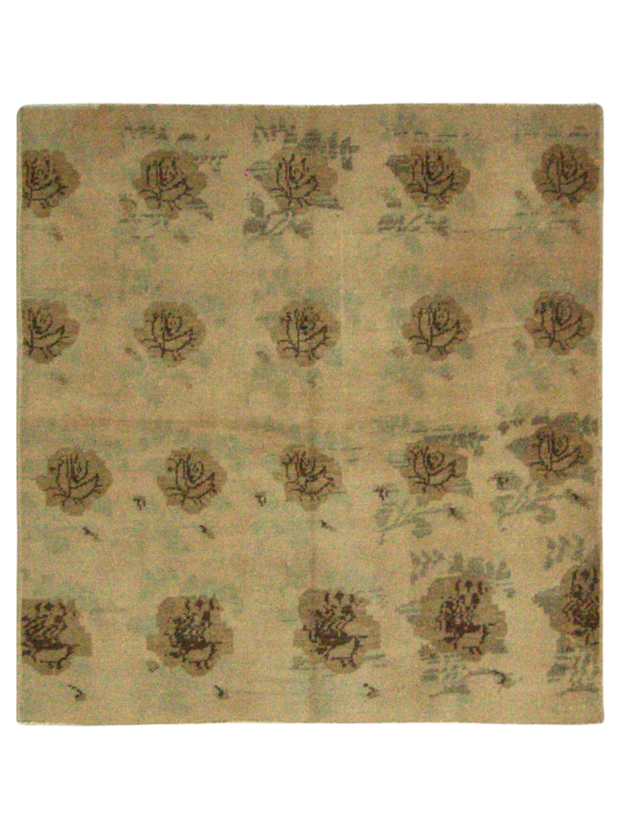 Anatolia Hand Knotted Peach 4x4