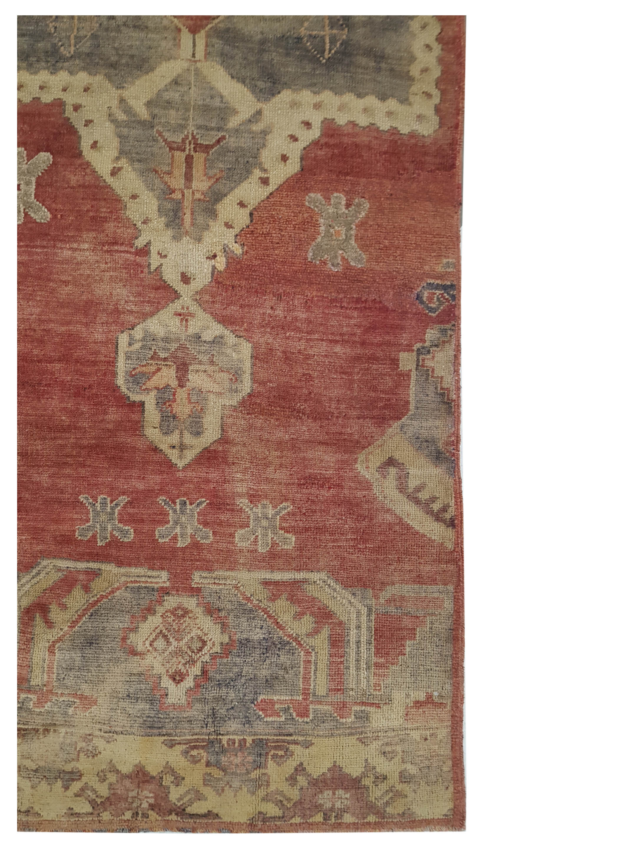 Anatolia Hand Knotted Red 3x11 - Image 2 of 3