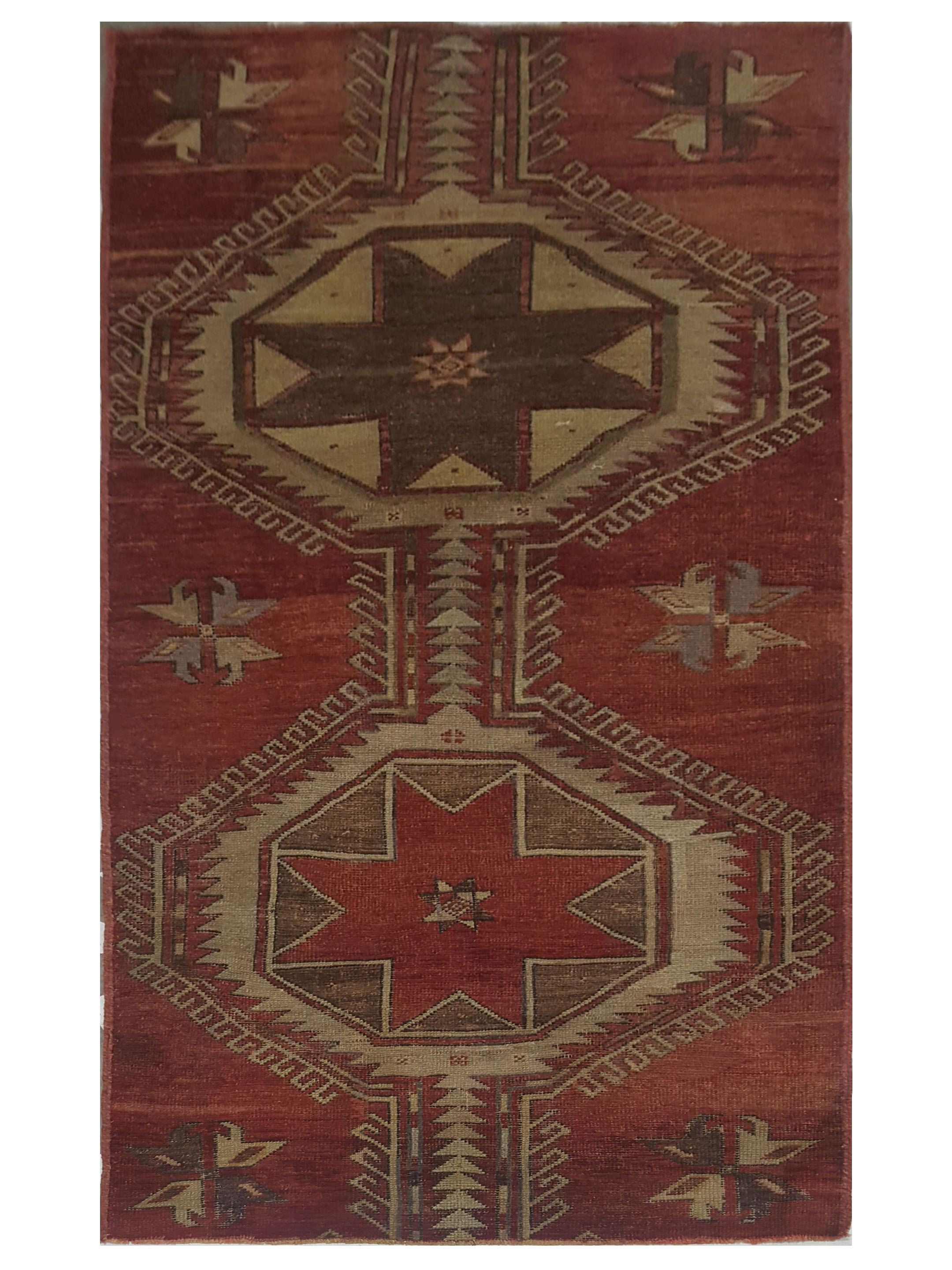 Anatolia Hand Knotted Red 3x7