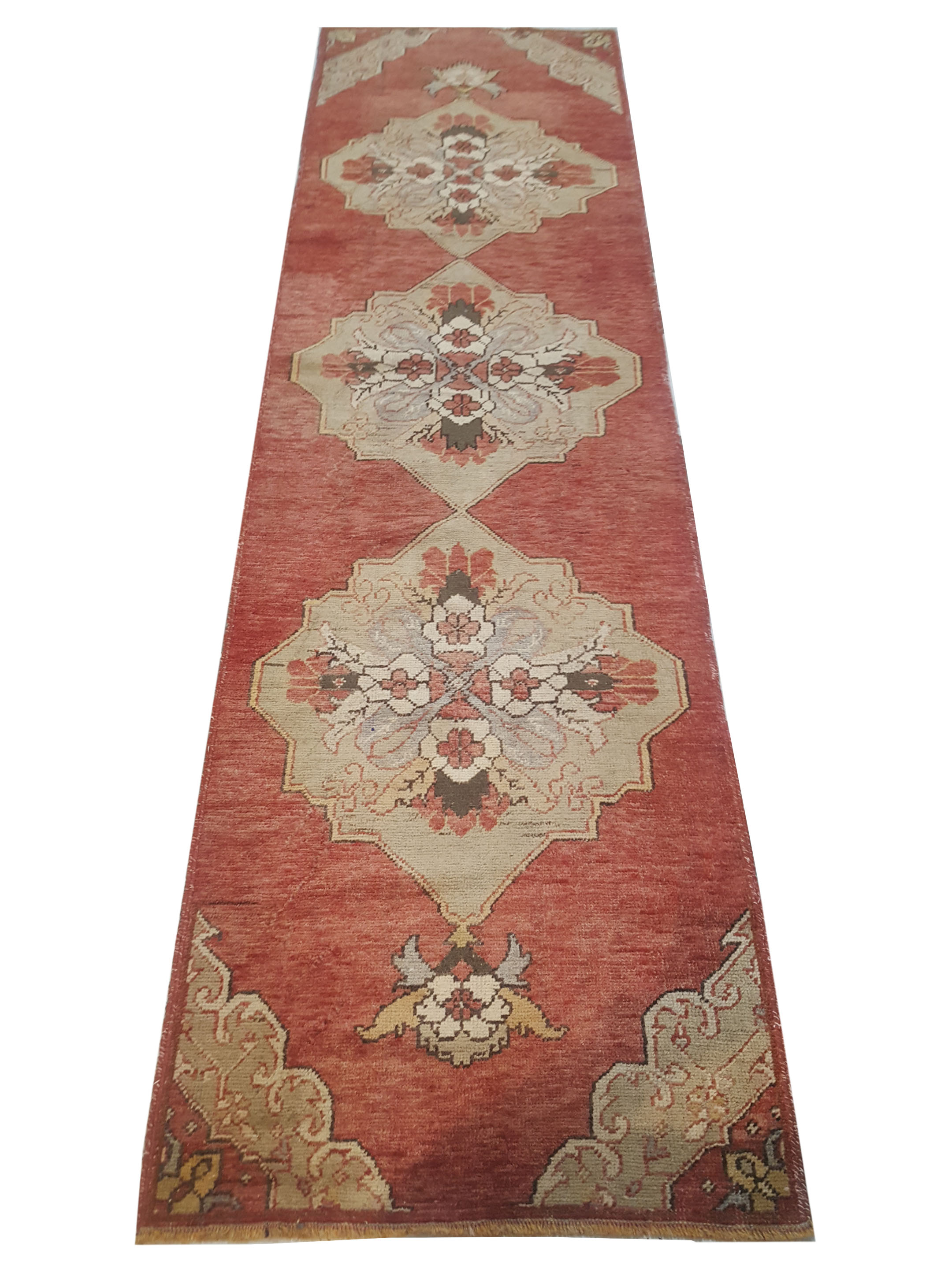 Anatolia Hand Knotted Red 3x10 - Image 2 of 3