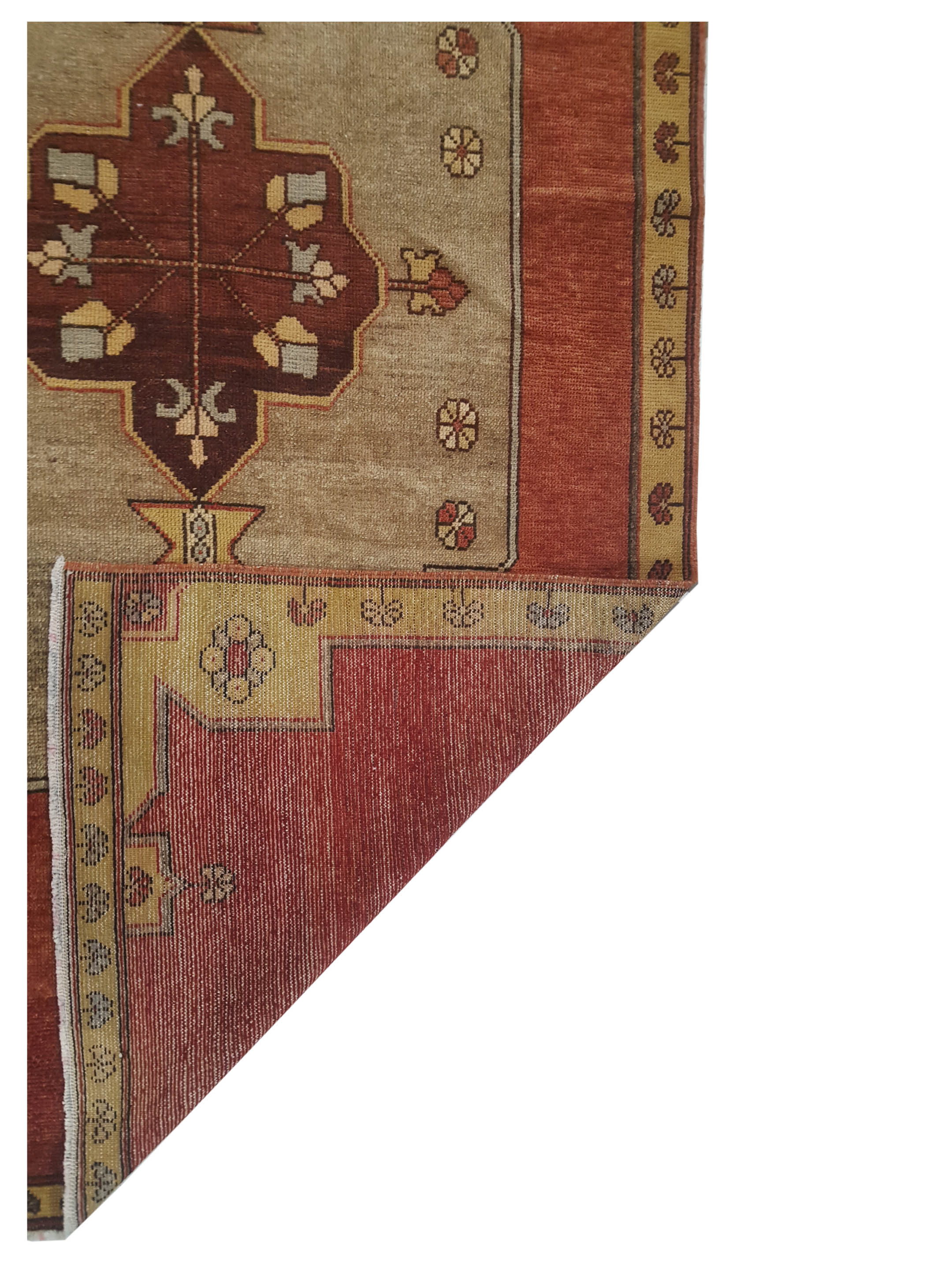Anatolia Hand Knotted Coral 4x8 - Image 3 of 3