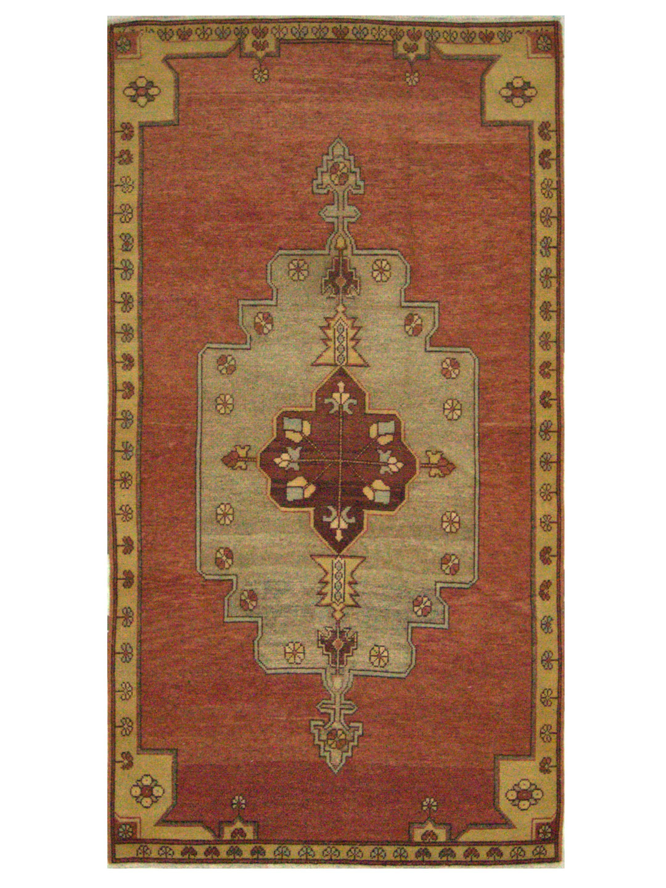 Anatolia Hand Knotted Coral 4x8