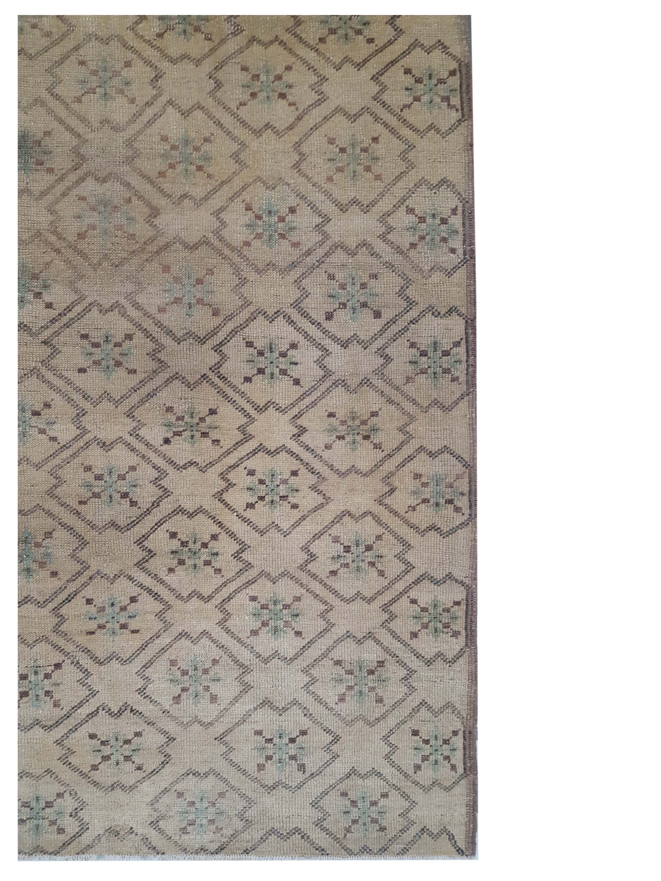 Anatolia Hand Knotted Beige 6x7 - Image 2 of 3