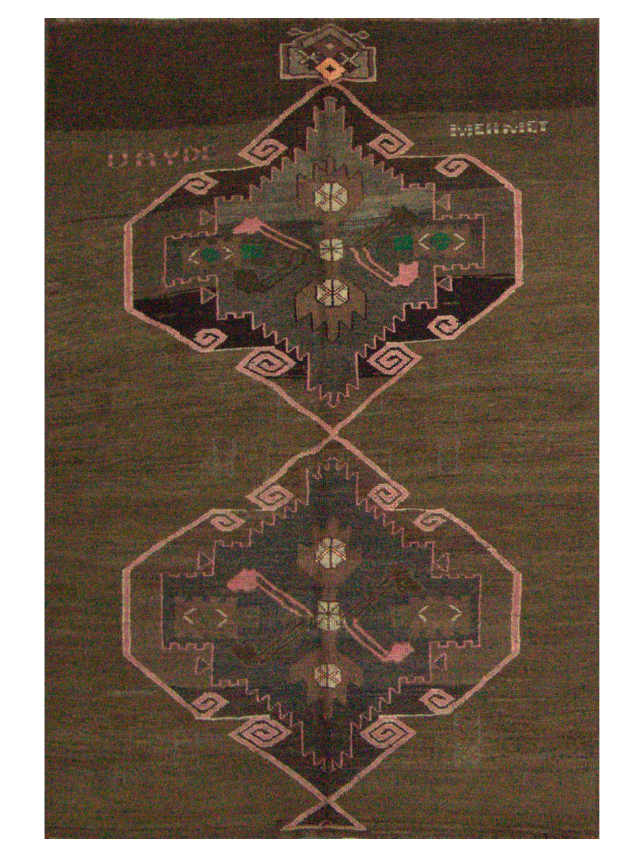 Kars Hand Knotted Mocha 5x8