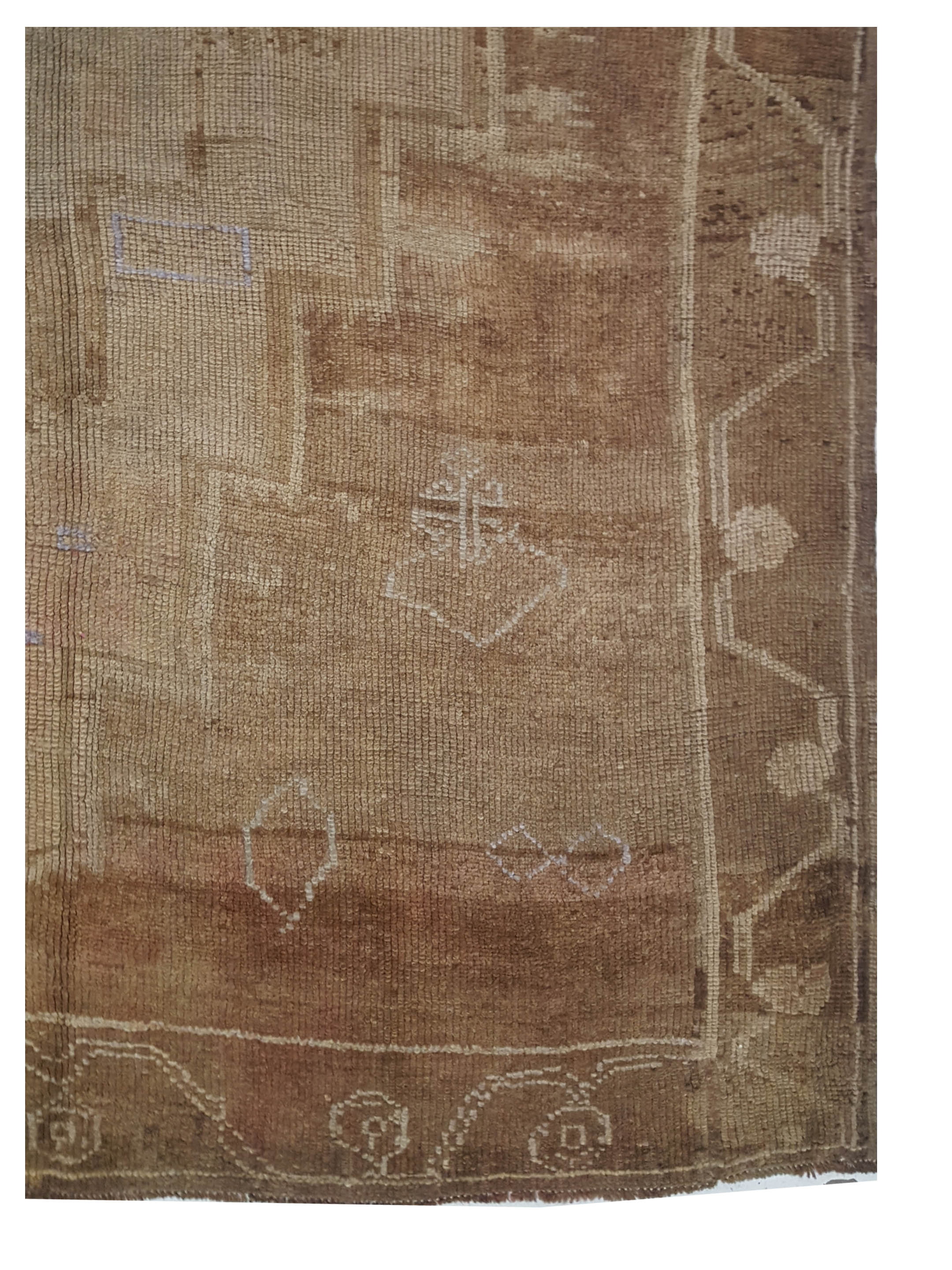 Kars Hand Knotted Camel 7x11 - Image 2 of 3