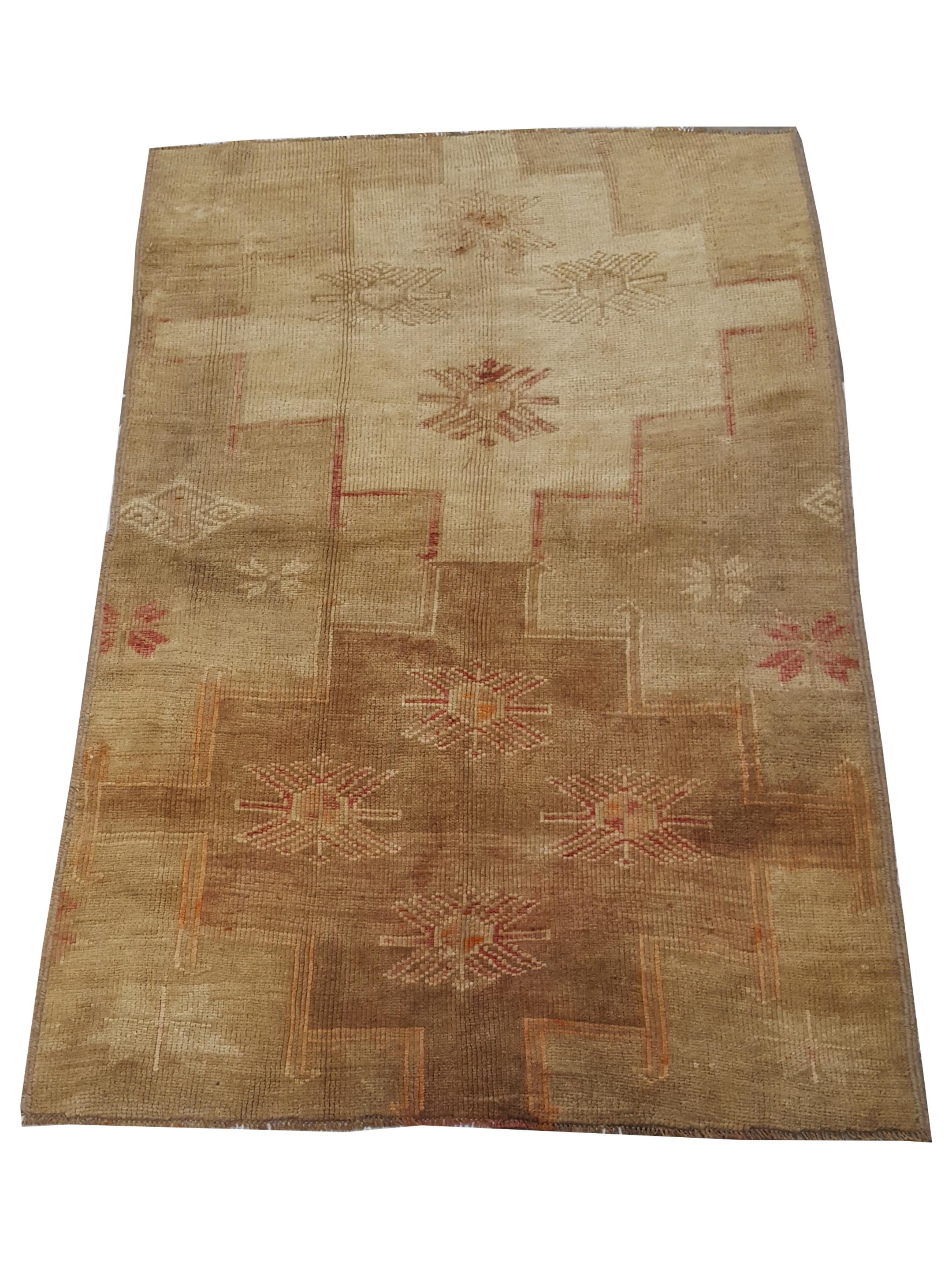 Kars Hand Knotted Camel 4x6 - Image 5 of 5