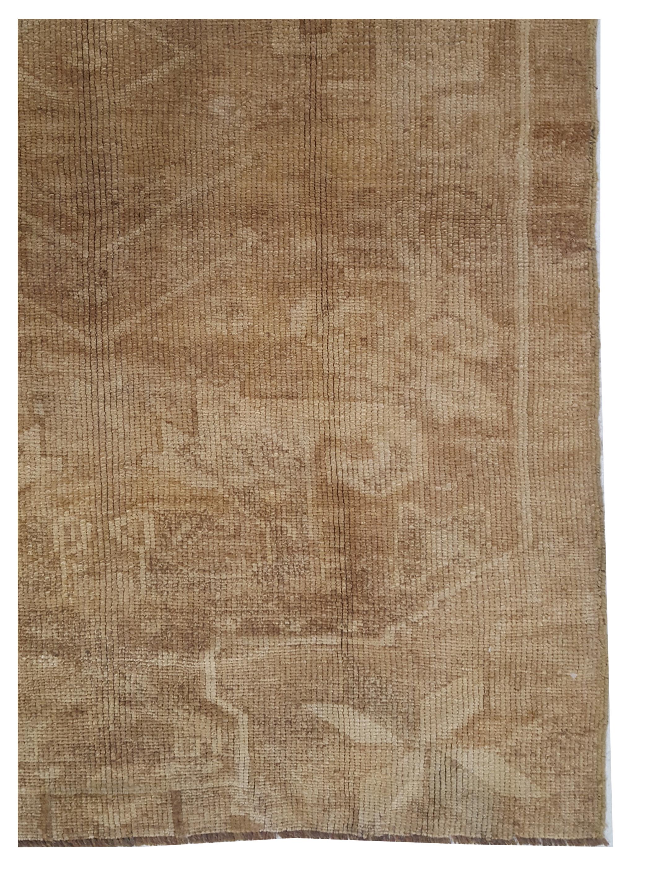 Kars Hand Knotted Camel 4x5 - Image 3 of 4