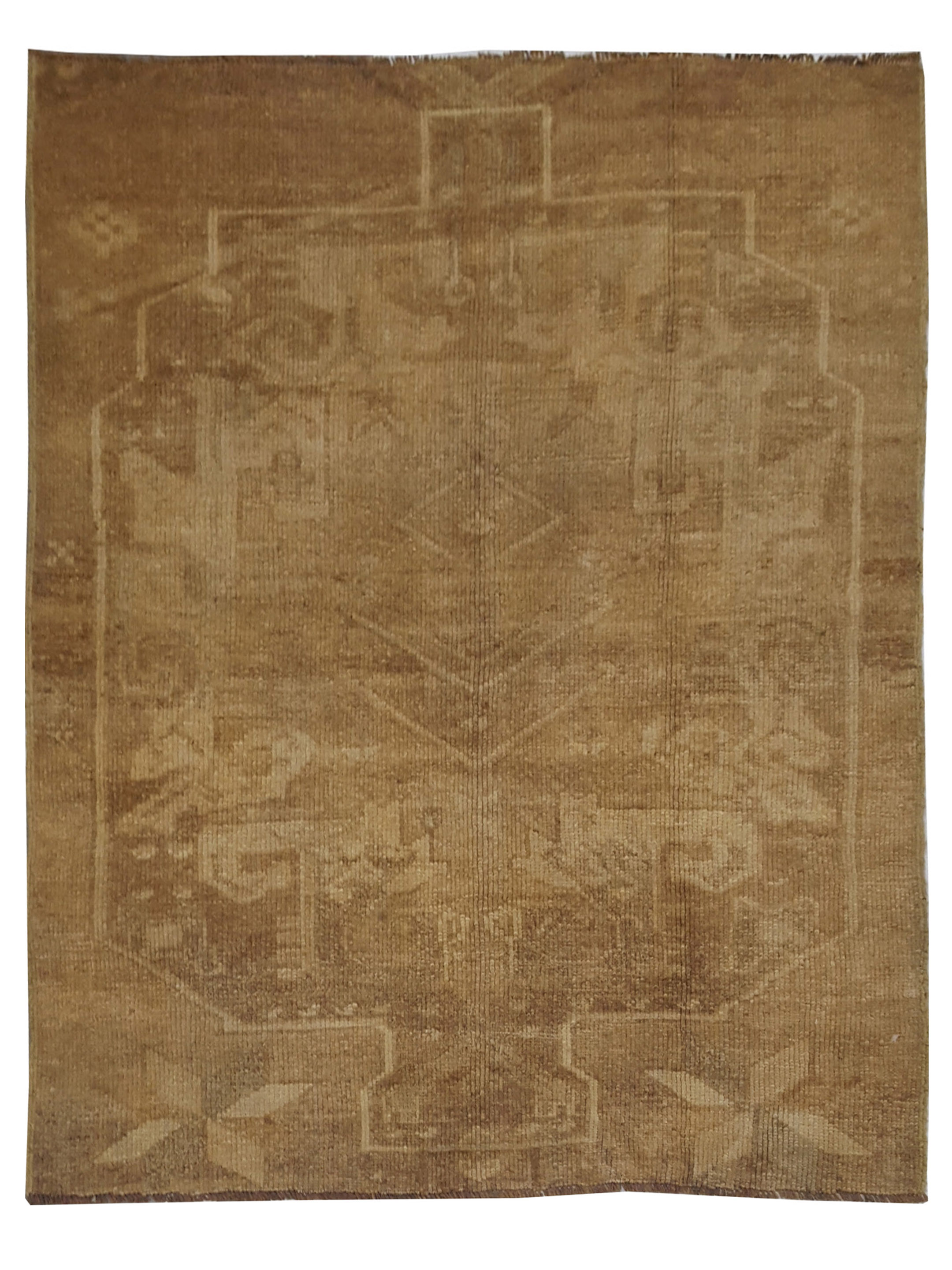 Kars Hand Knotted Camel 4x5