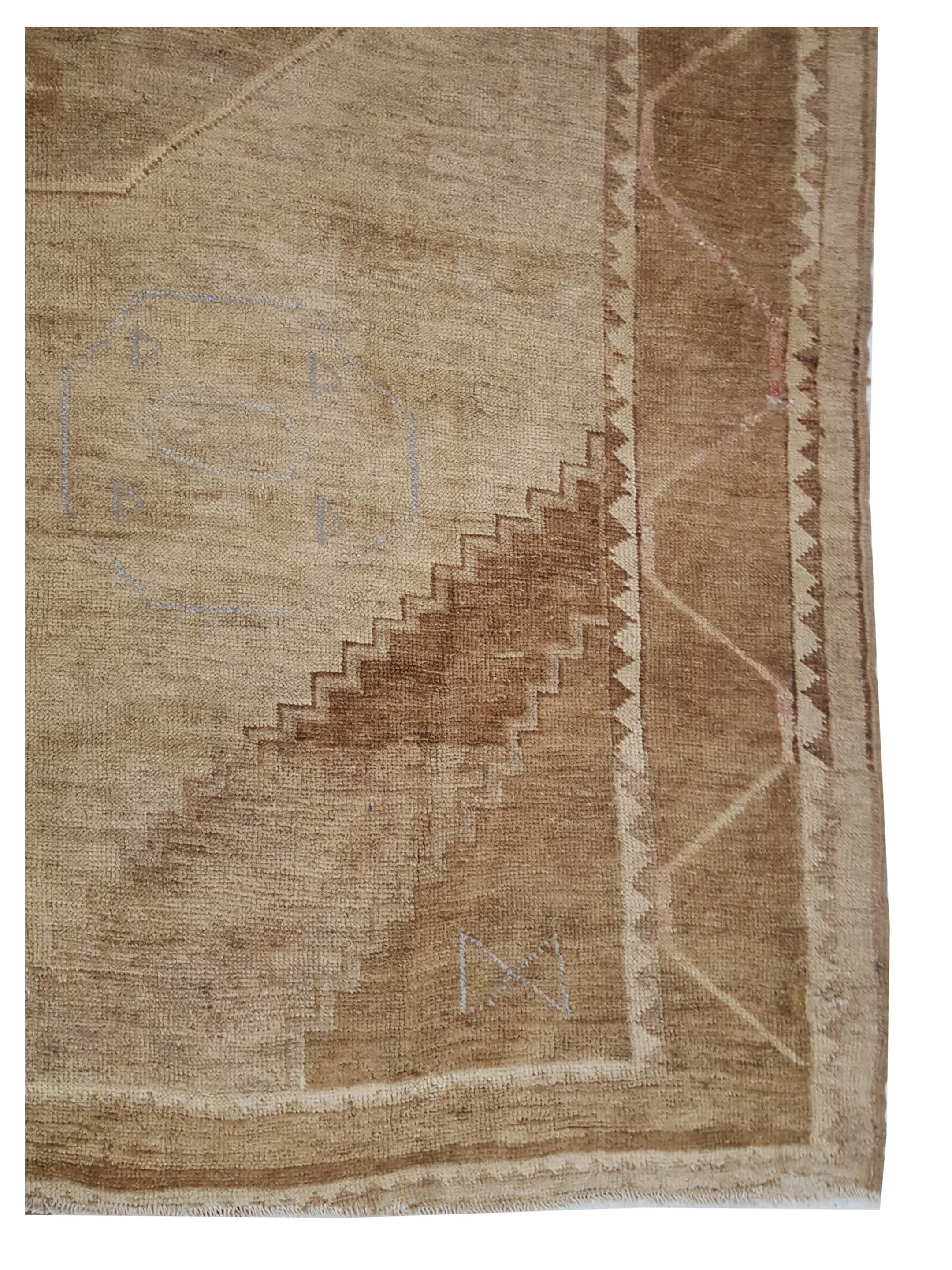 Kars Hand Knotted Camel 7x9 - Image 2 of 3