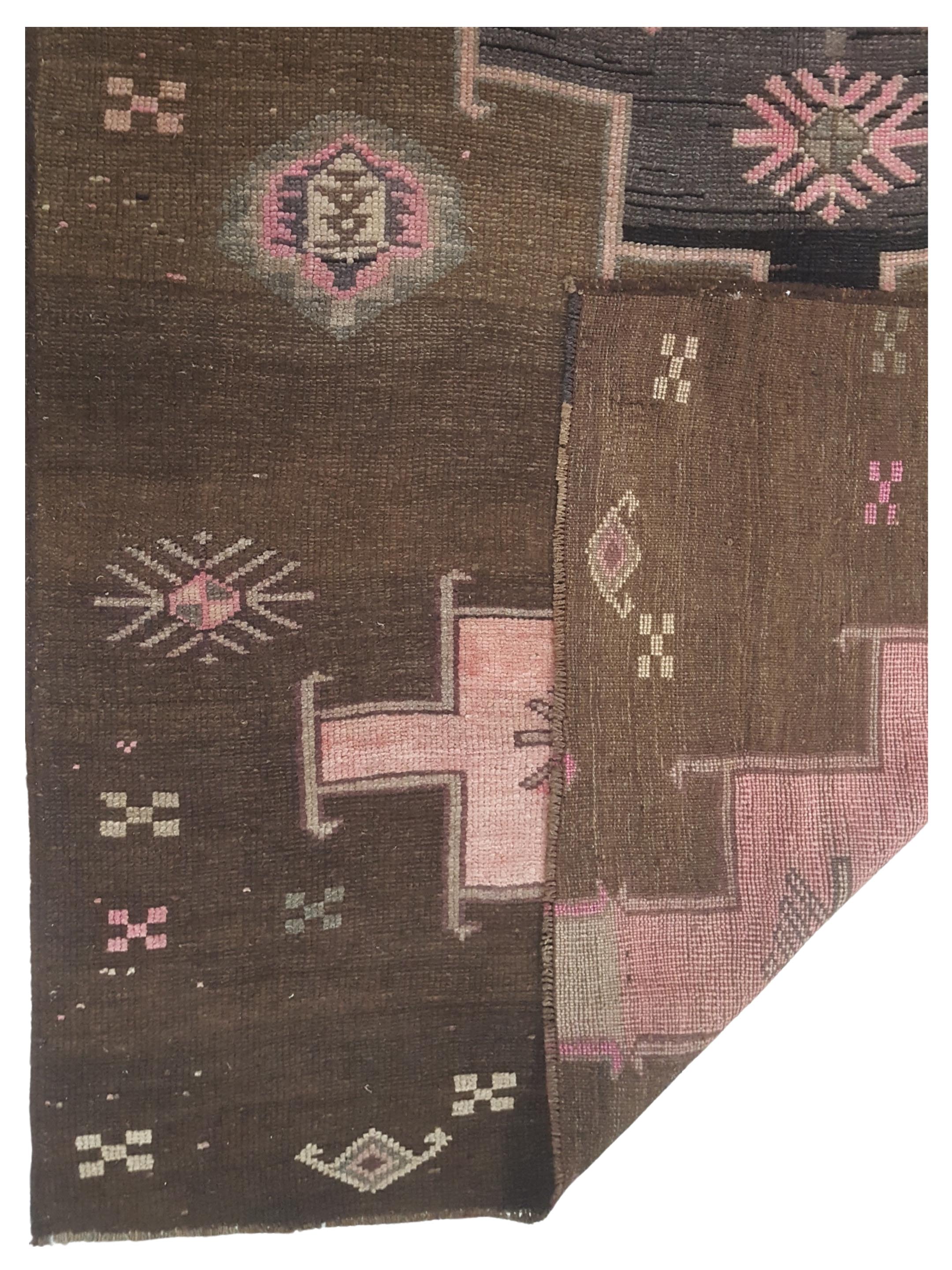 Kars Hand Knotted Mocha 5x9 - Image 3 of 3