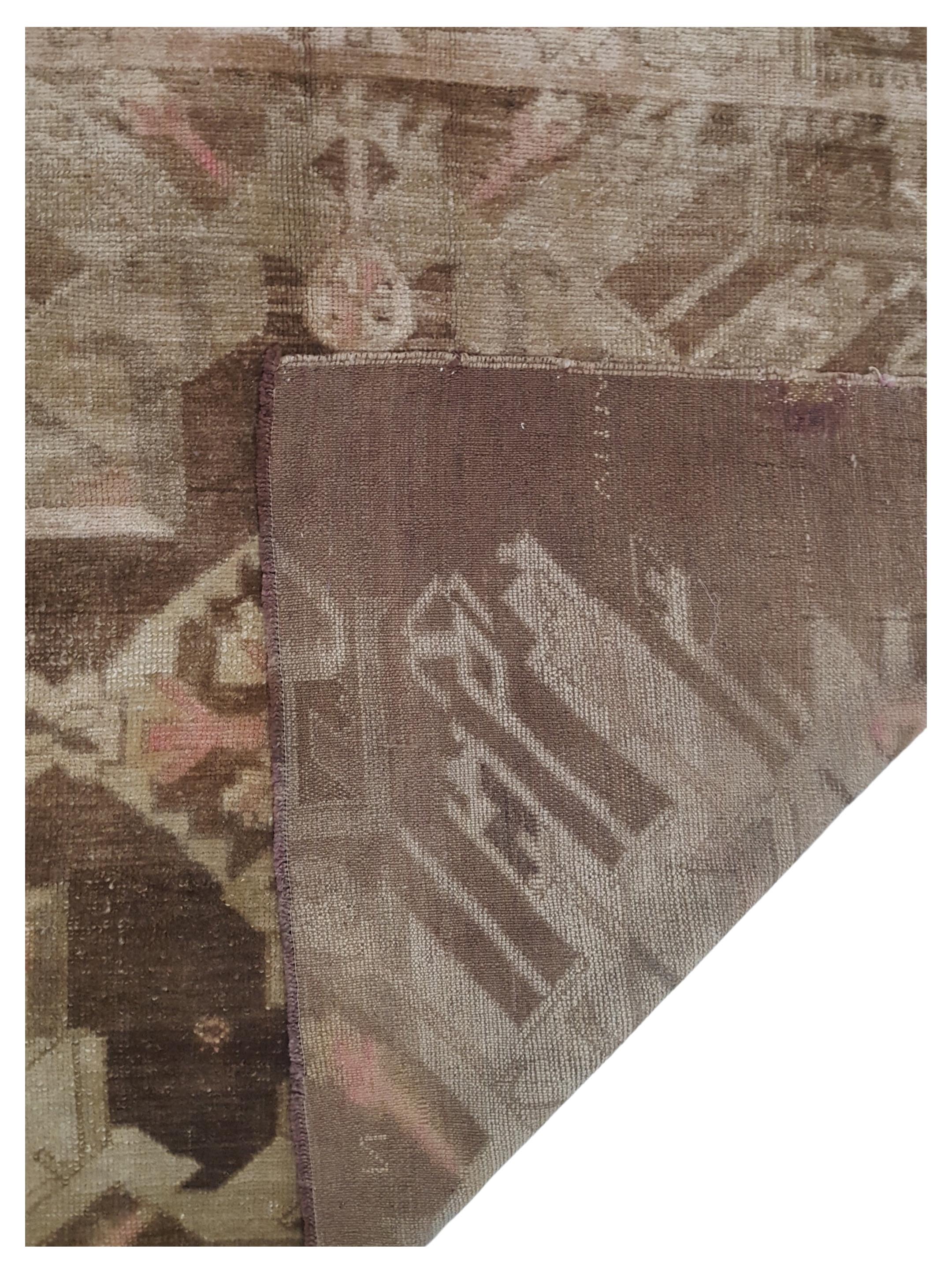 Kars Hand Knotted Camel 7x9 - Image 3 of 3