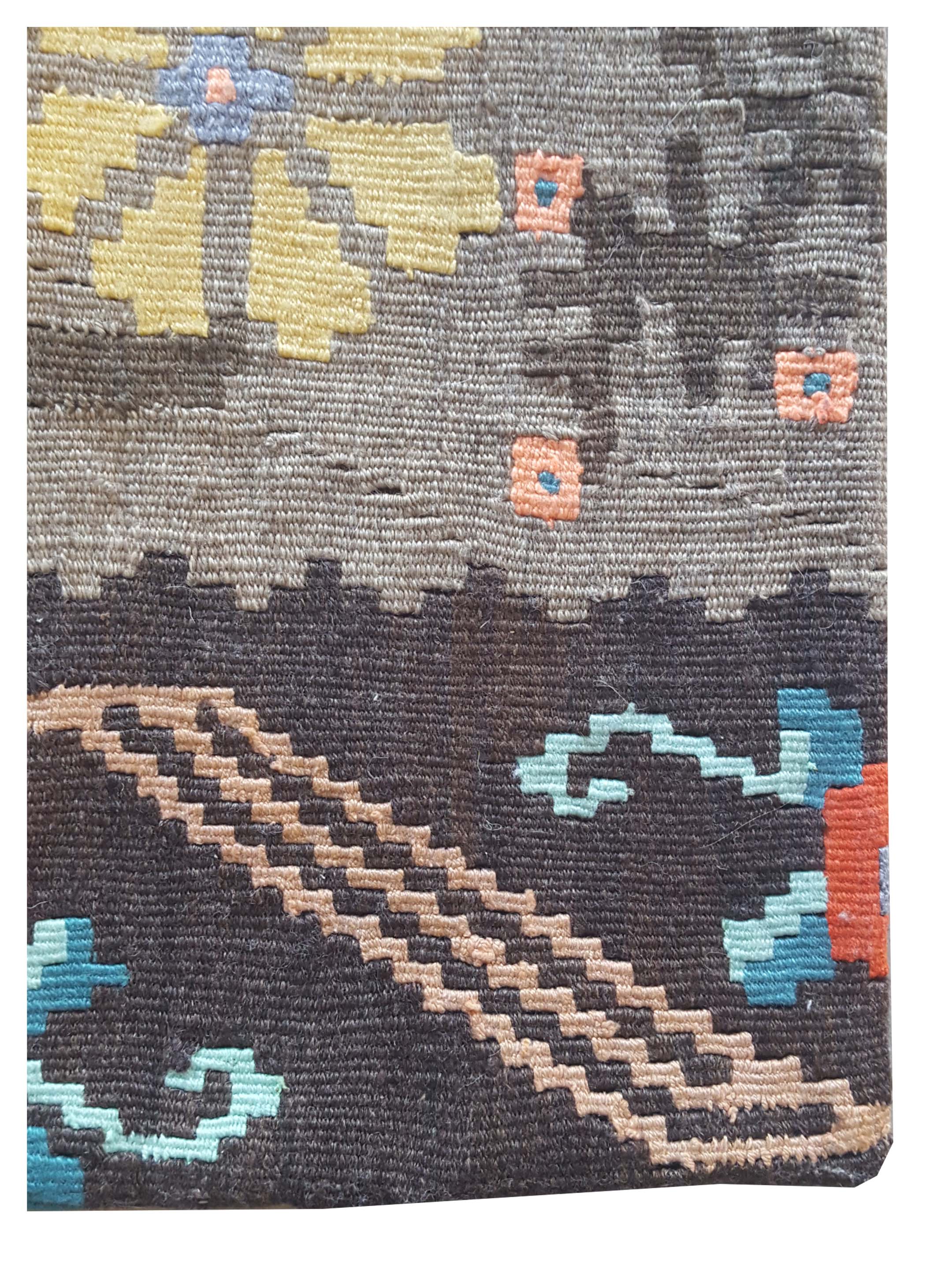 Pillow Hand Knotted Camel 1x2 - Image 2 of 2