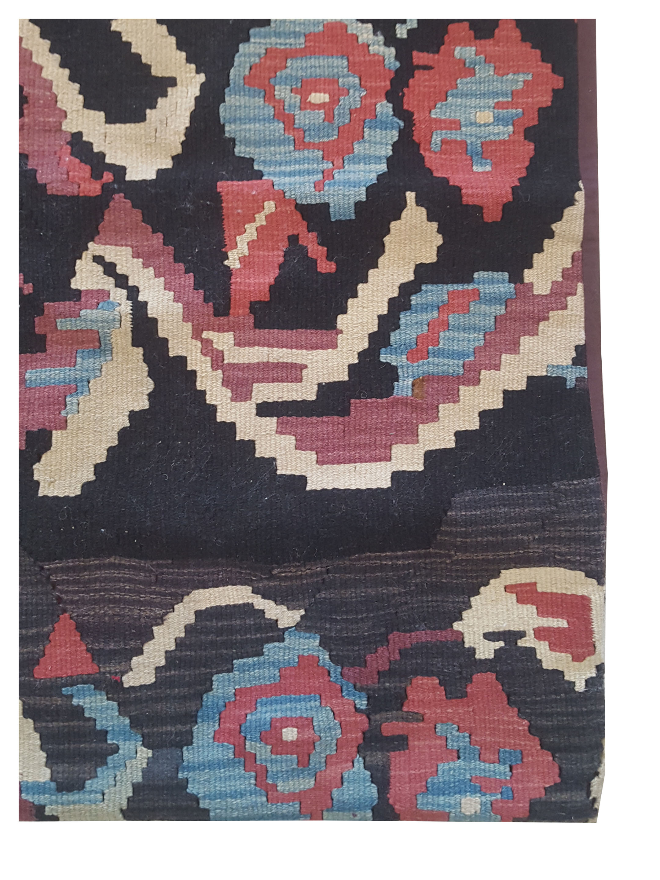 Pillow Hand Knotted Mocha 3x3 - Image 2 of 3