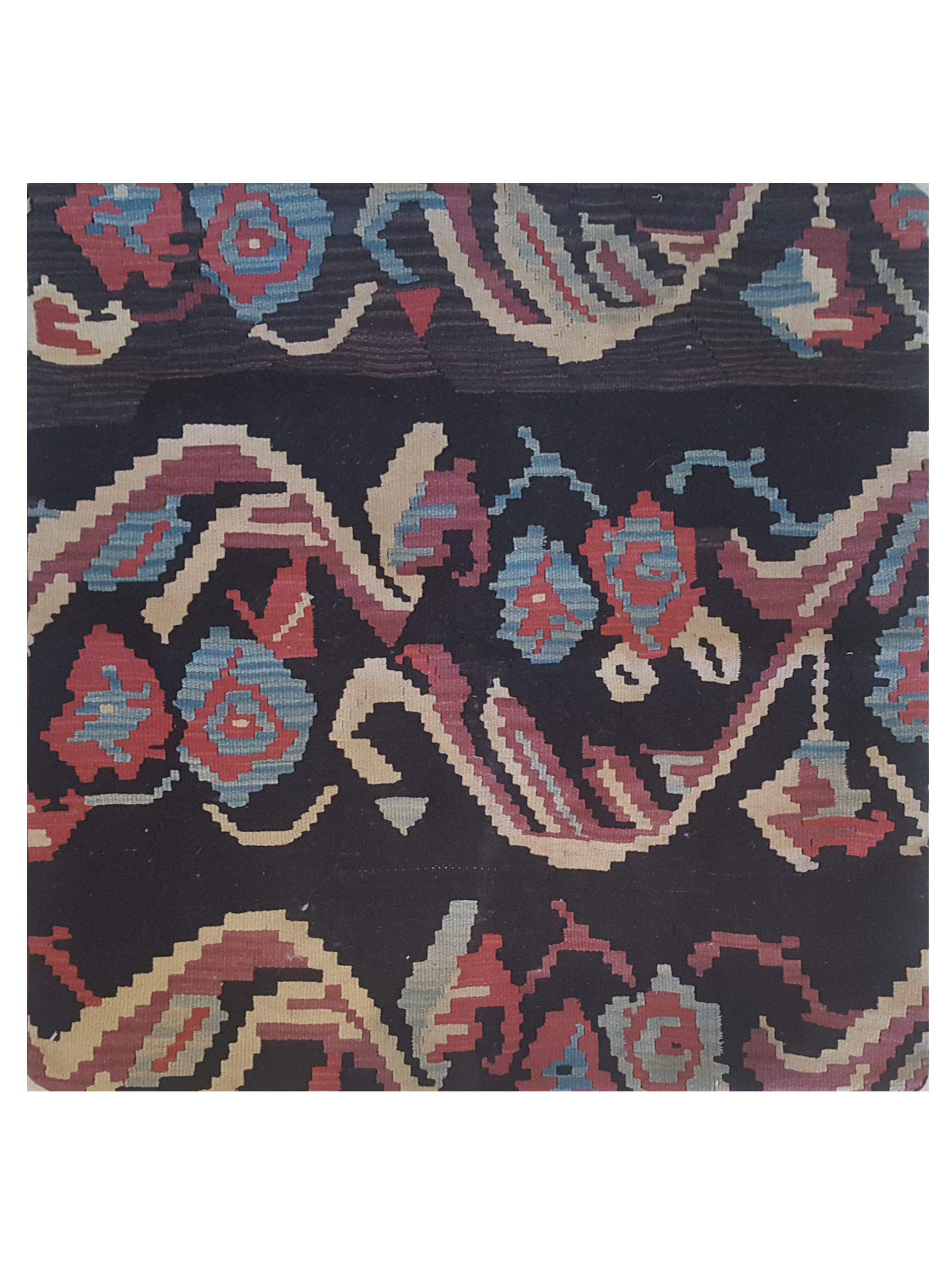 Pillow Hand Knotted Mocha 3x3