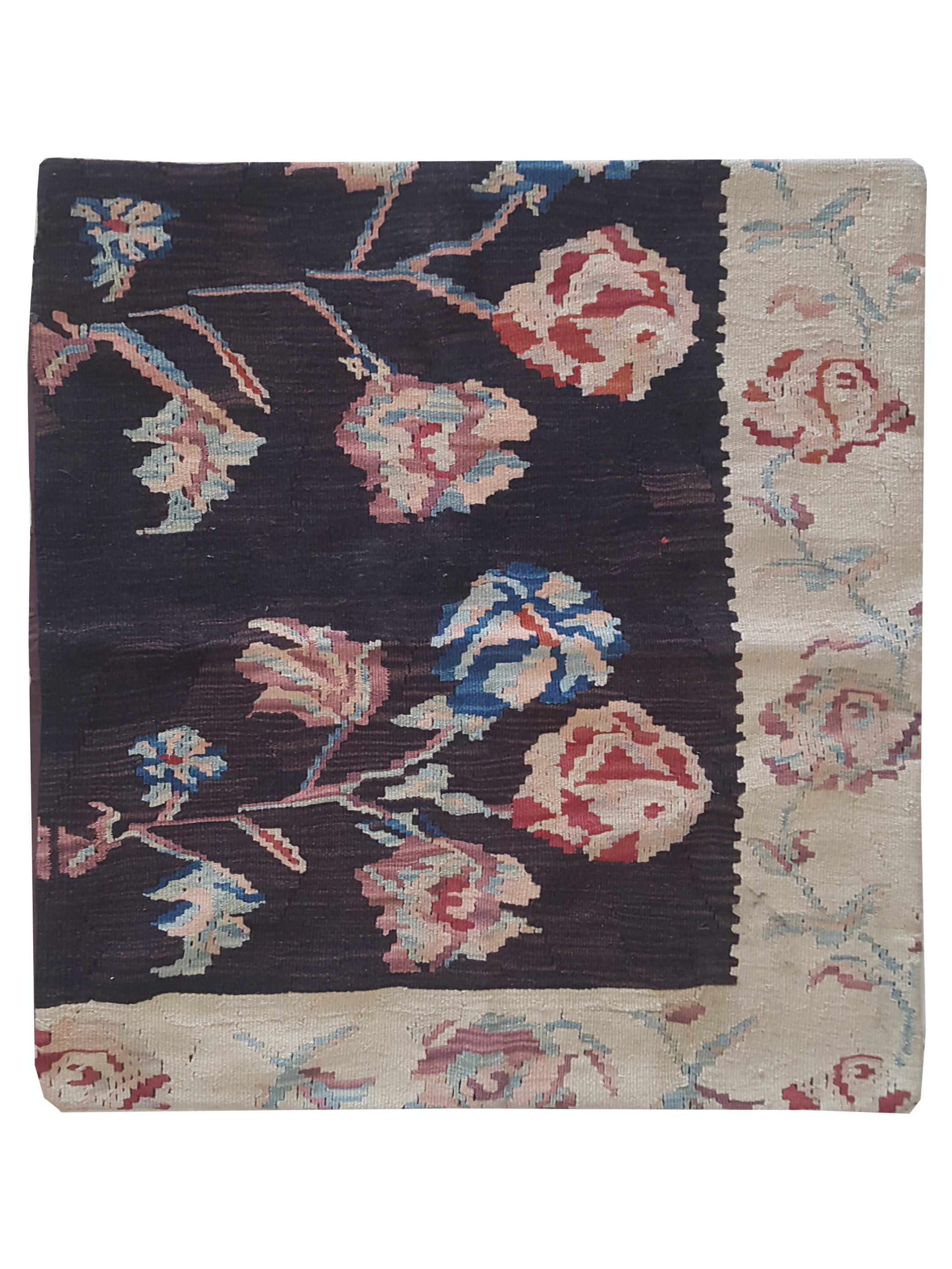 Pillow Hand Knotted Mocha 3x3