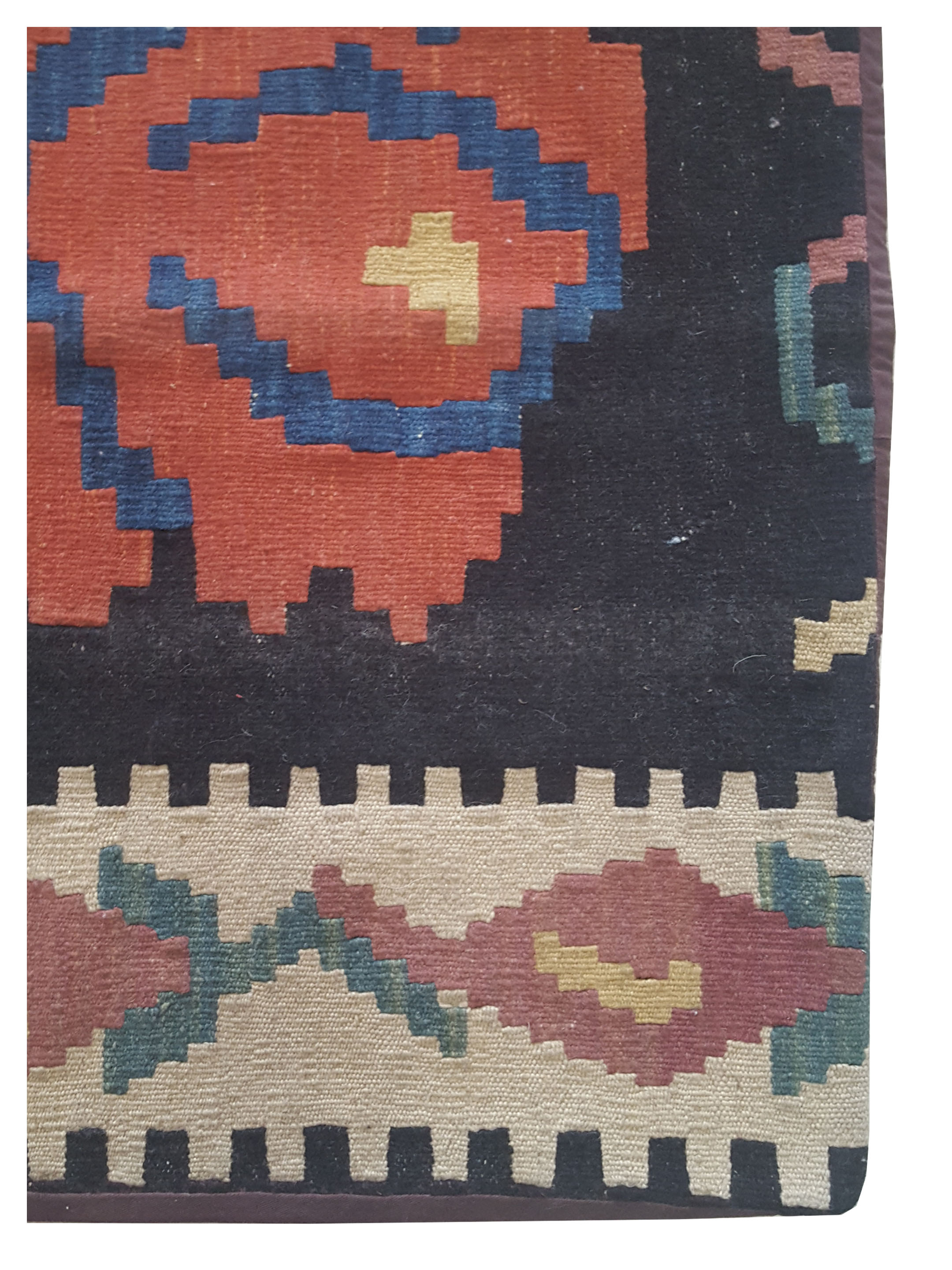 Pillow Hand Knotted Mocha 3x3