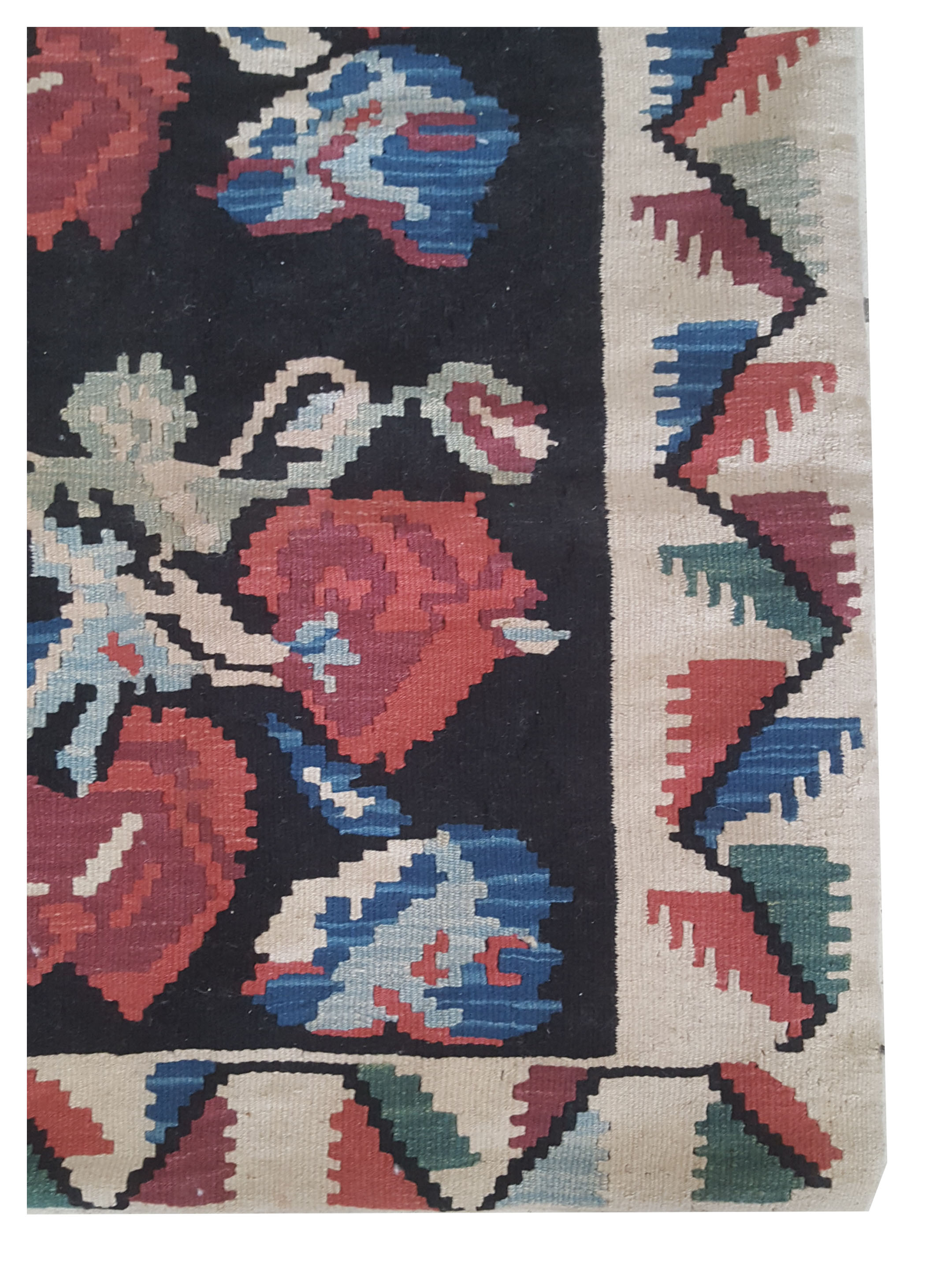 Pillow Hand Knotted Mocha 3x3 - Image 2 of 2