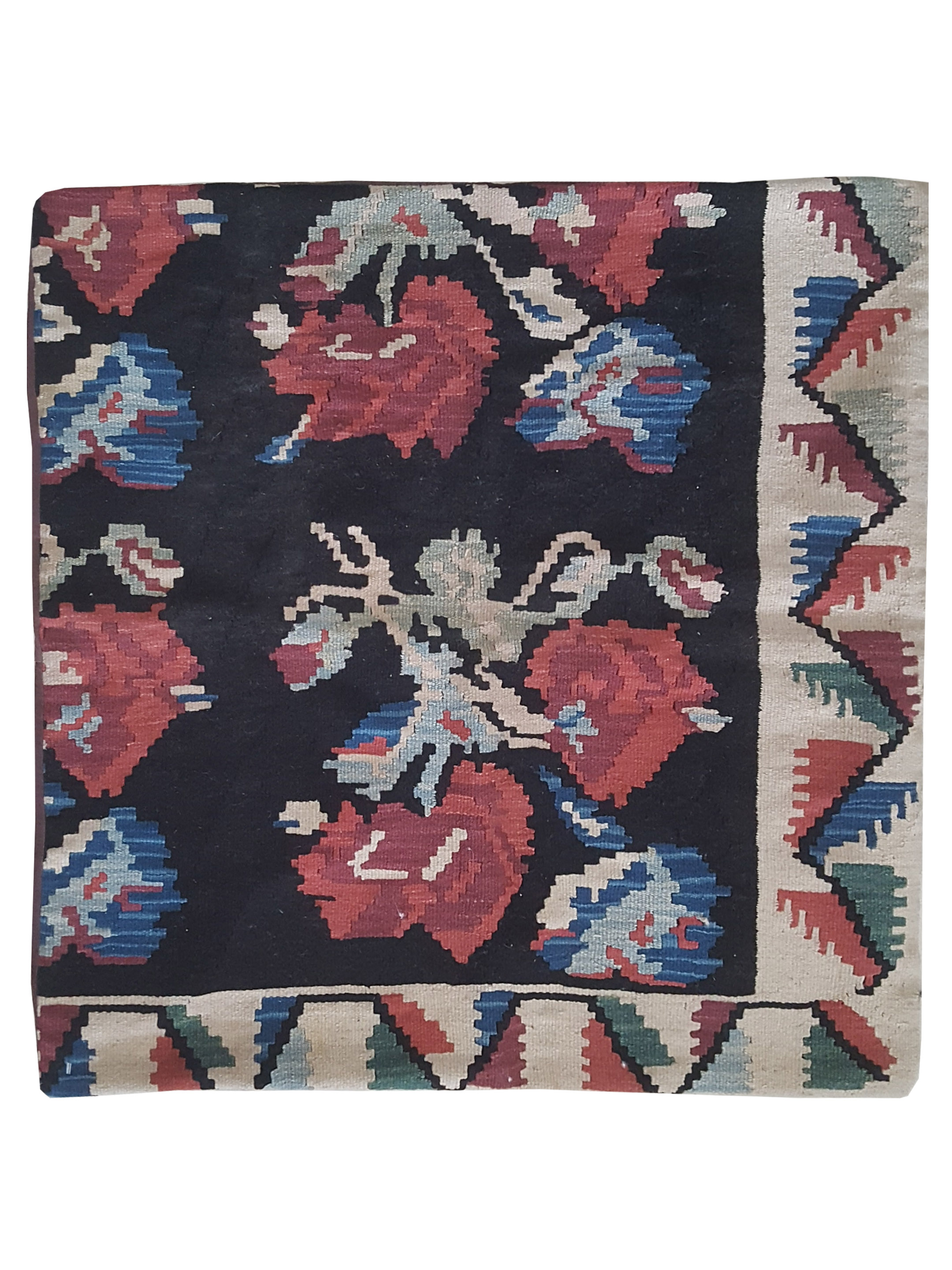 Pillow Hand Knotted Mocha 3x3