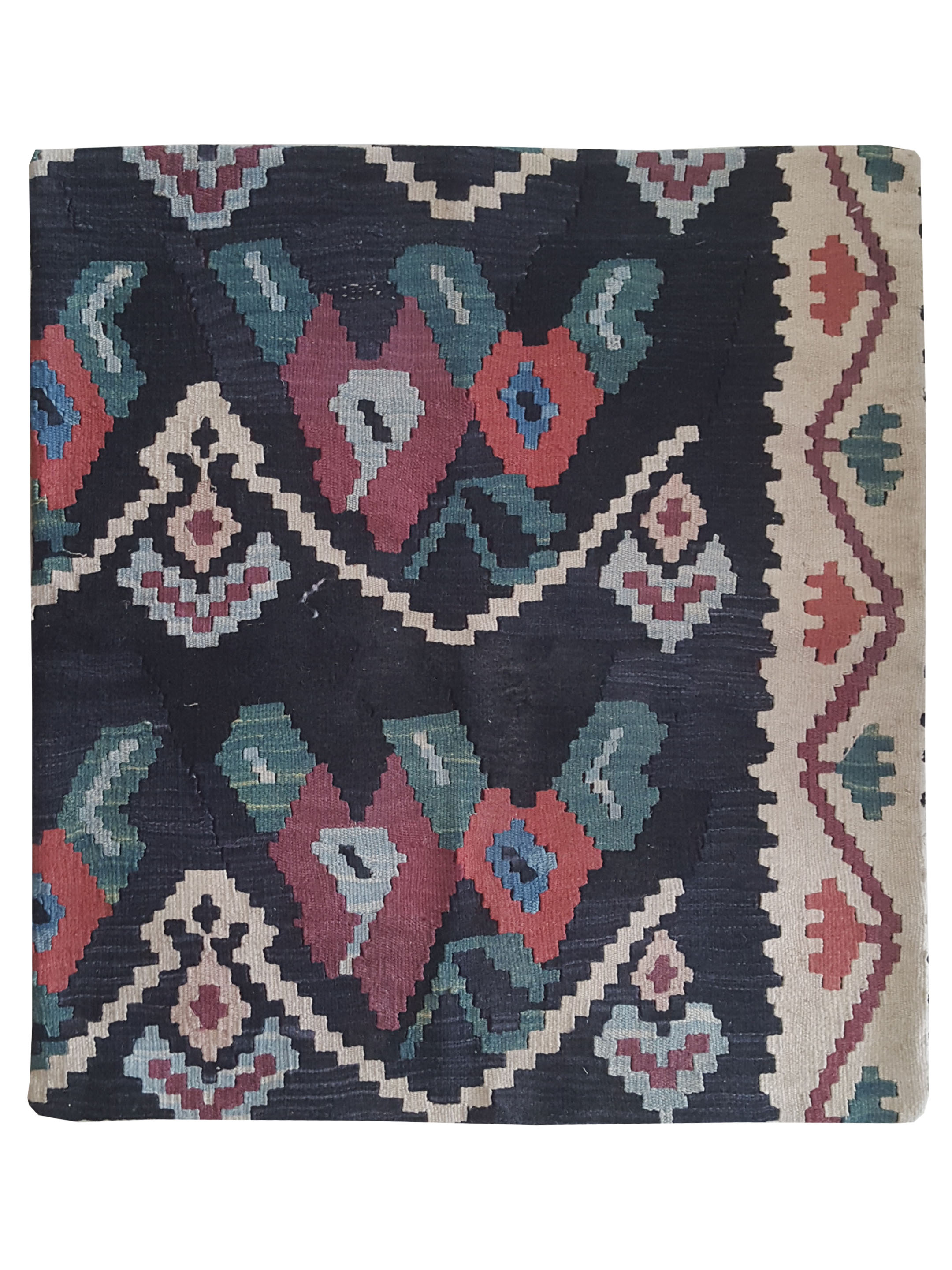 Pillow Hand Knotted Mocha 3x3