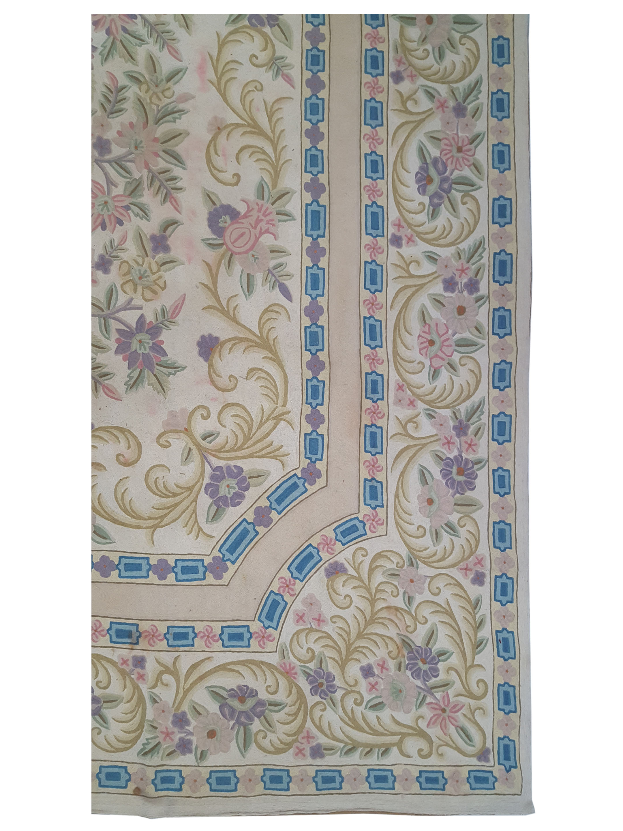 Chainstich Flatweave Beige 9x12 - Image 2 of 3