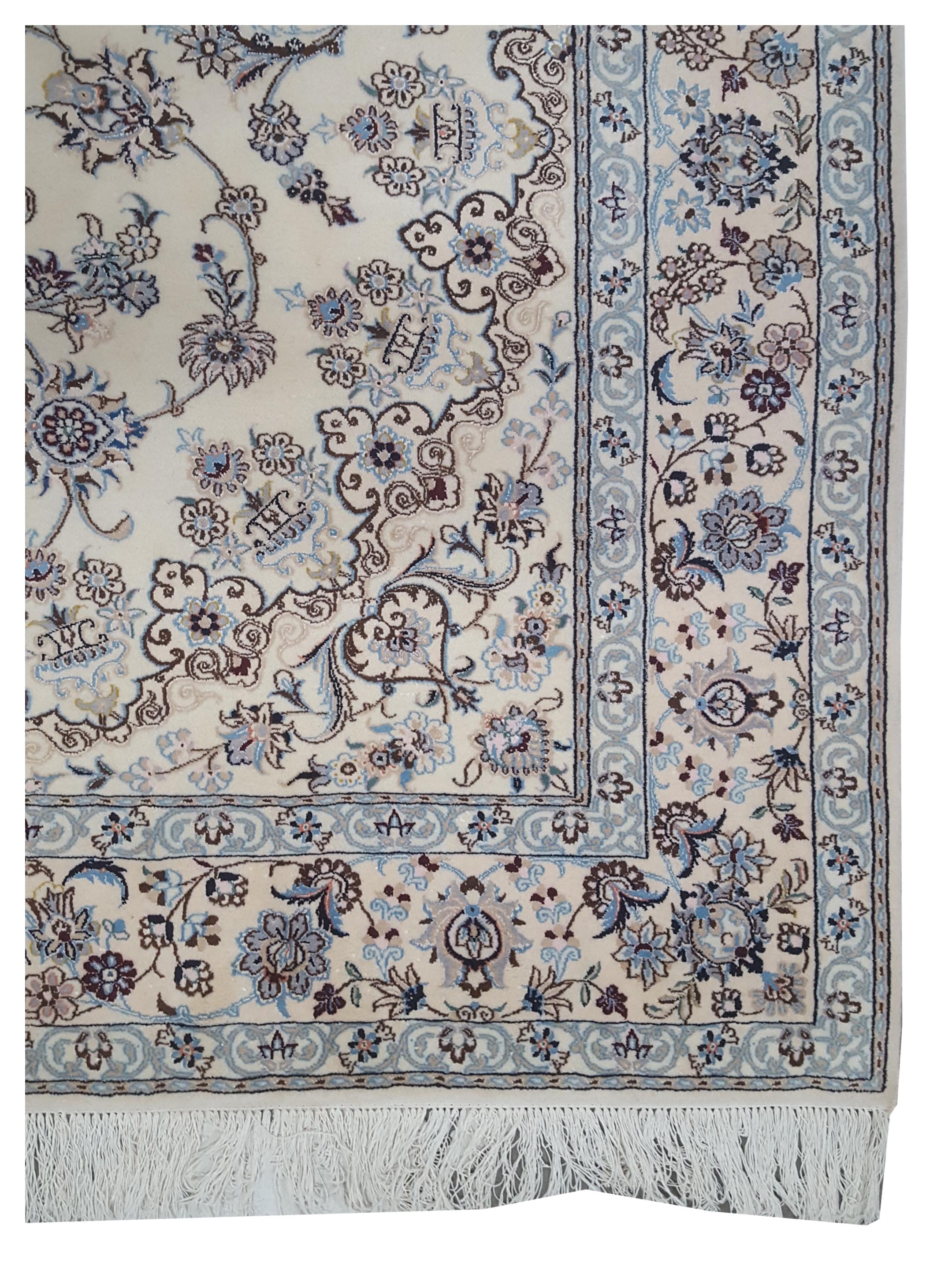 Nain Hand Knotted Ivory 7x10.6 - Image 2 of 3