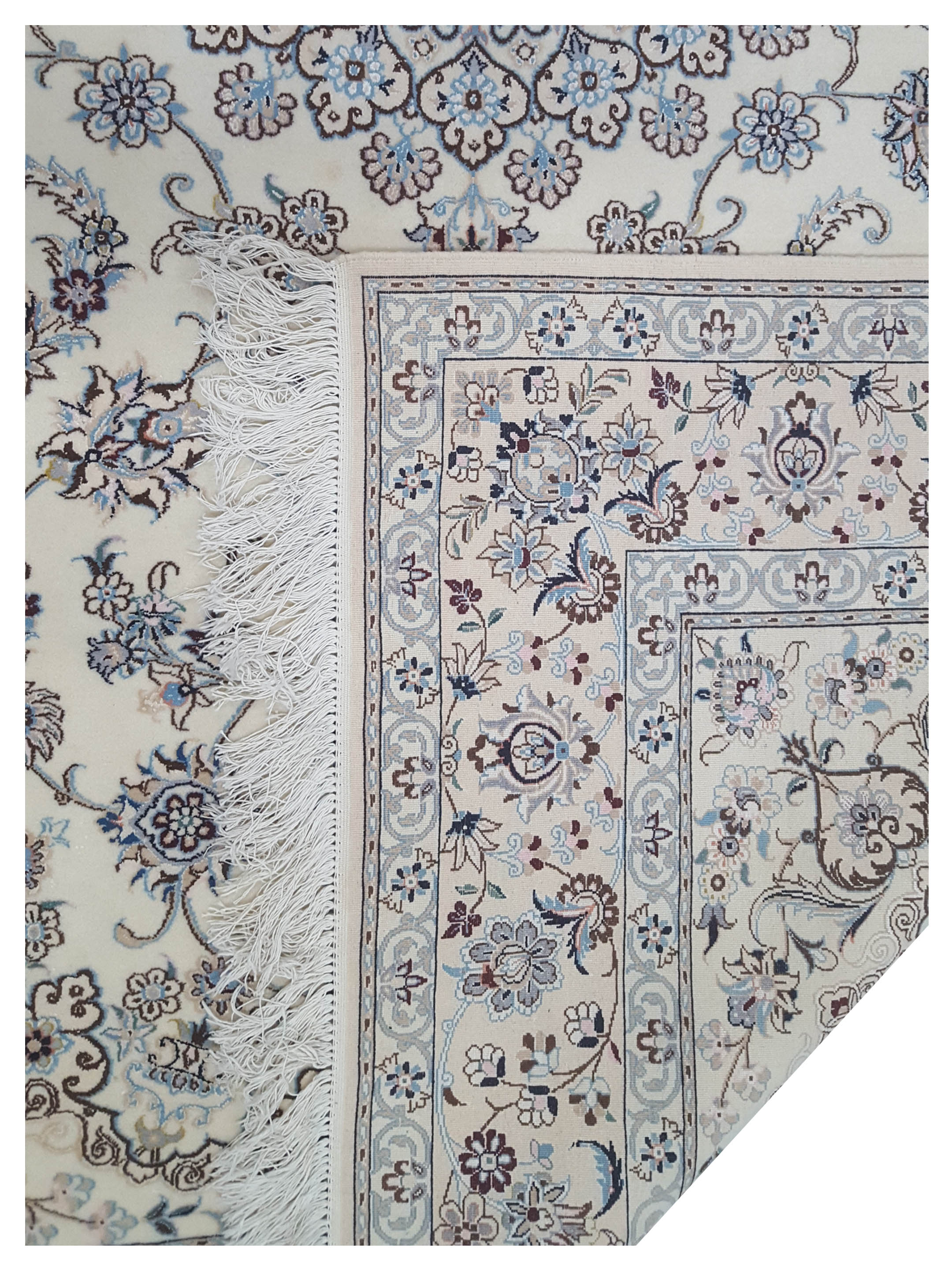 Nain Hand Knotted Ivory 7x10.6 - Image 3 of 3