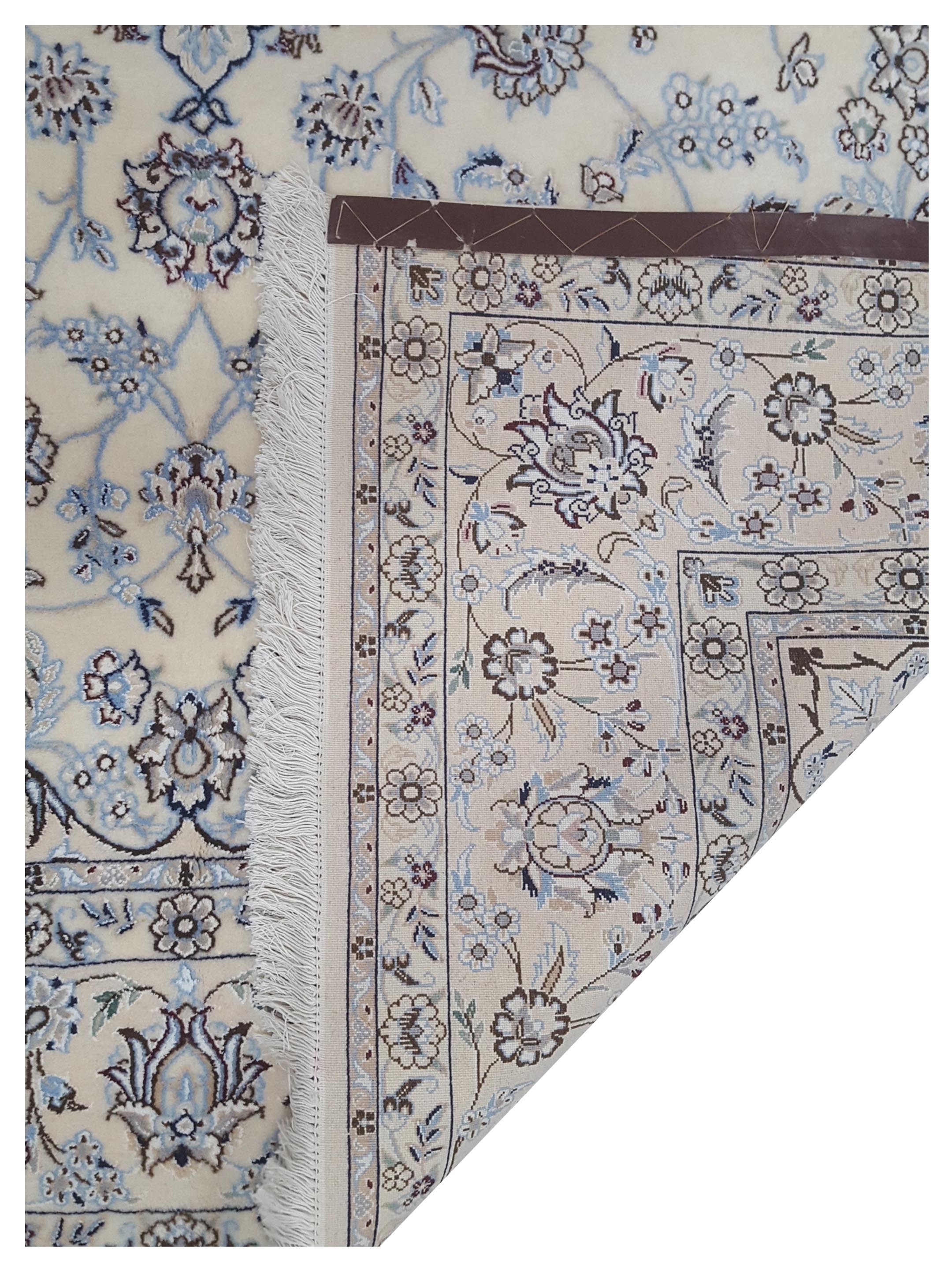 Nain Hand Knotted Ivory 6.6x10.6 - Image 3 of 3