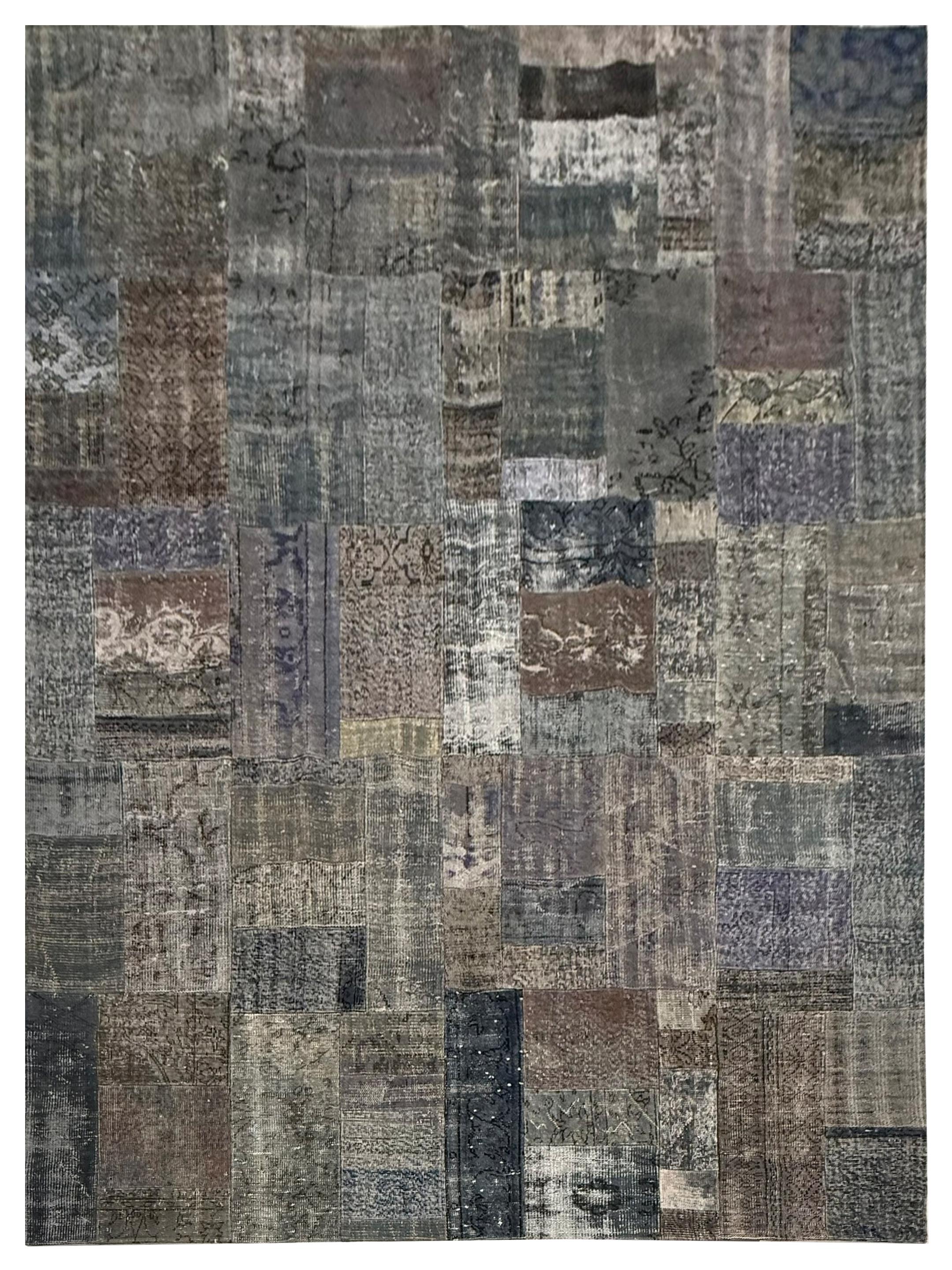 Vintage Fragments Hand Knotted Multi 8.6x11.6