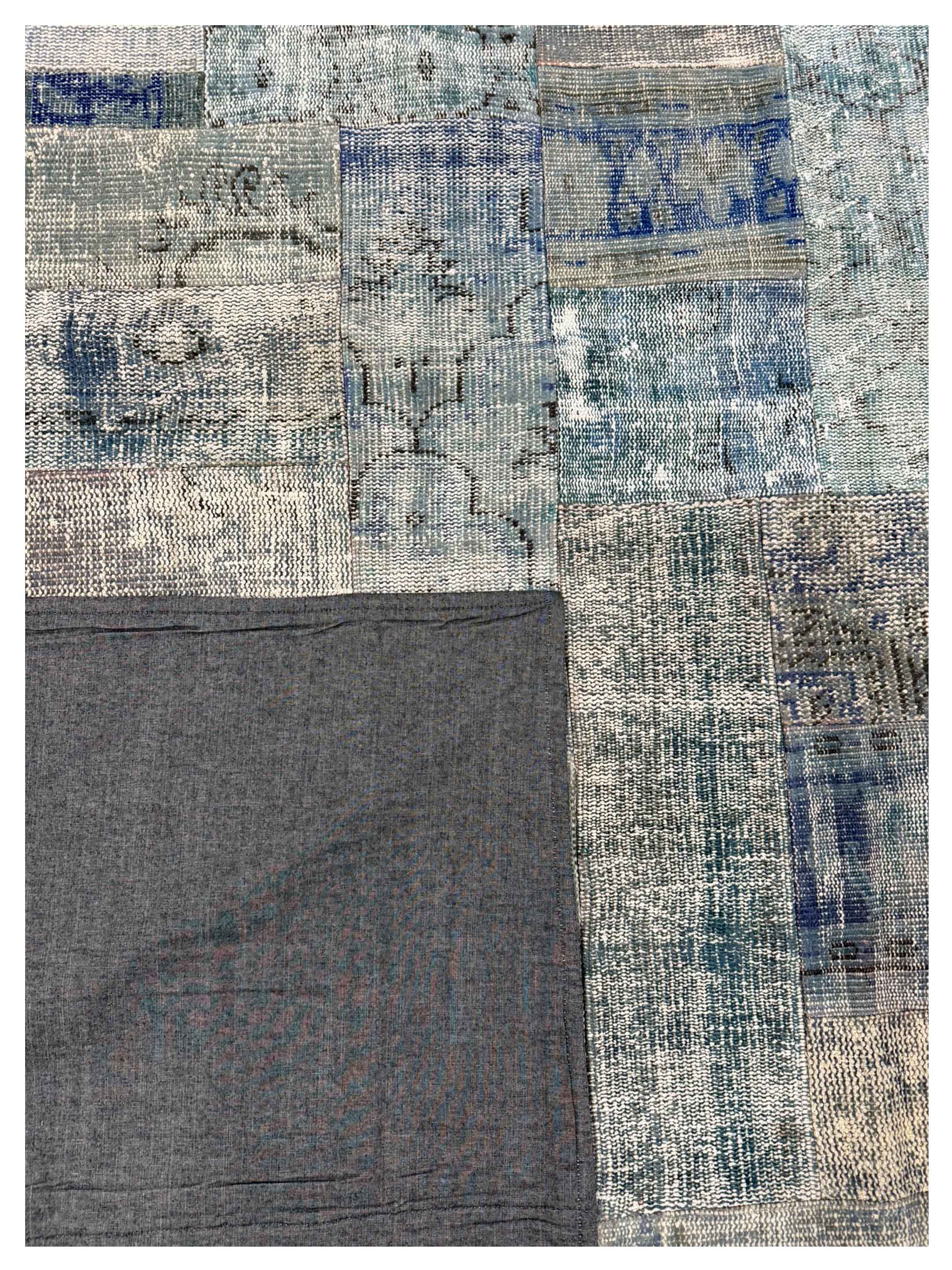 Vintage Fragments Hand Knotted Lt.Gray 9x12 - Image 4 of 4