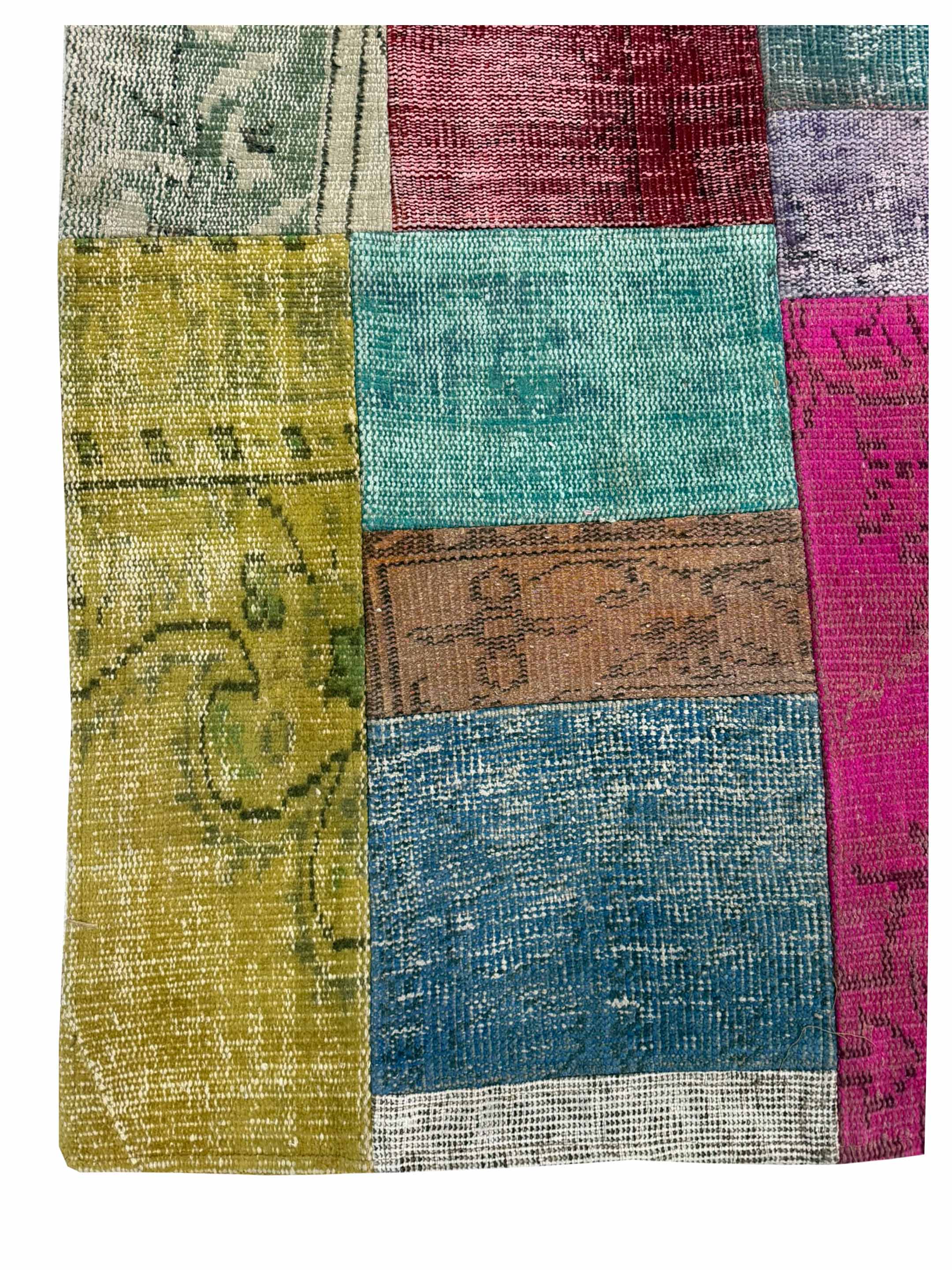 Vintage Fragments Hand Knotted Multi 9x12 - Image 2 of 4