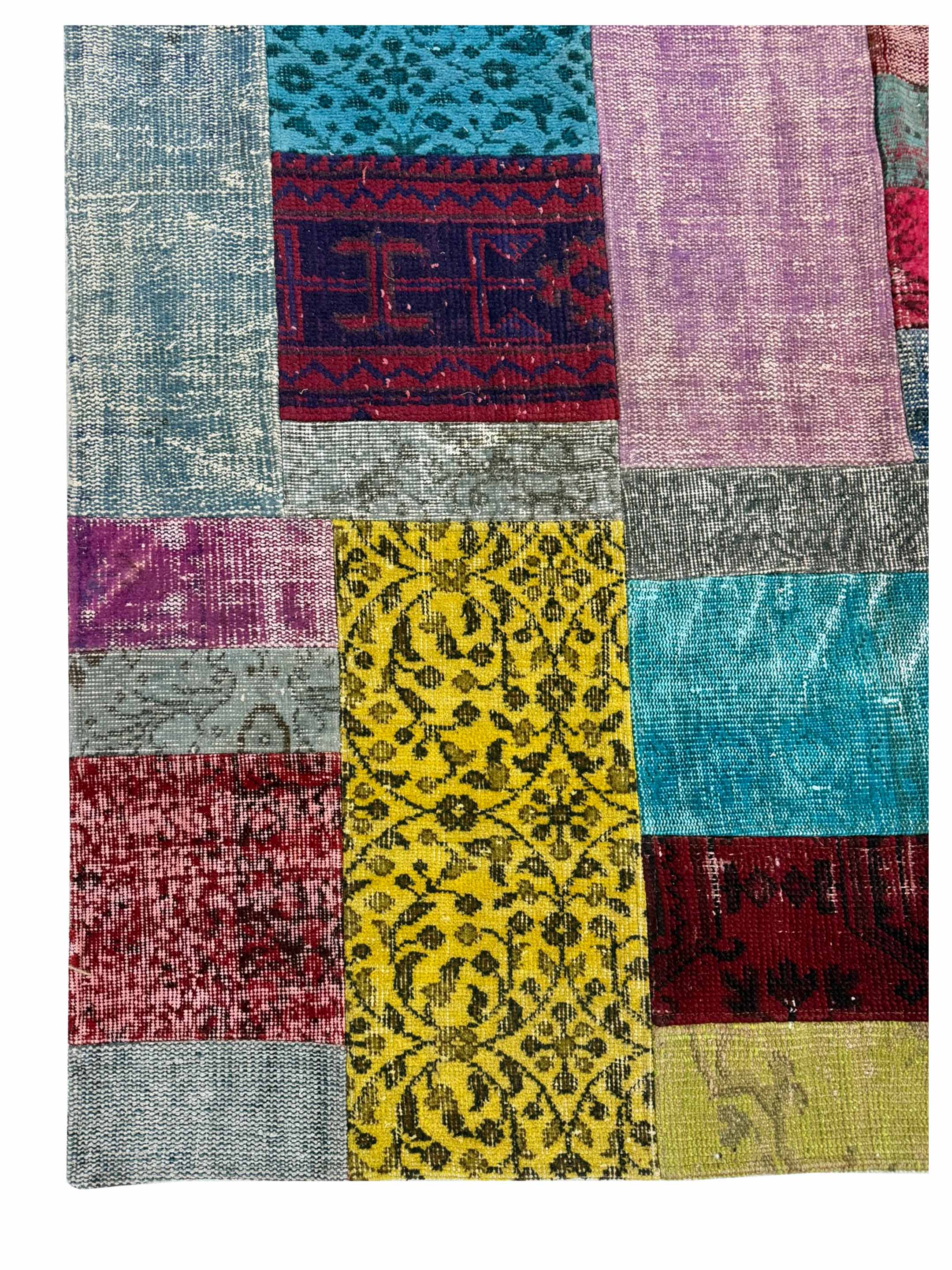 Vintage Fragments Hand Knotted Multi 9x12 - Image 2 of 4