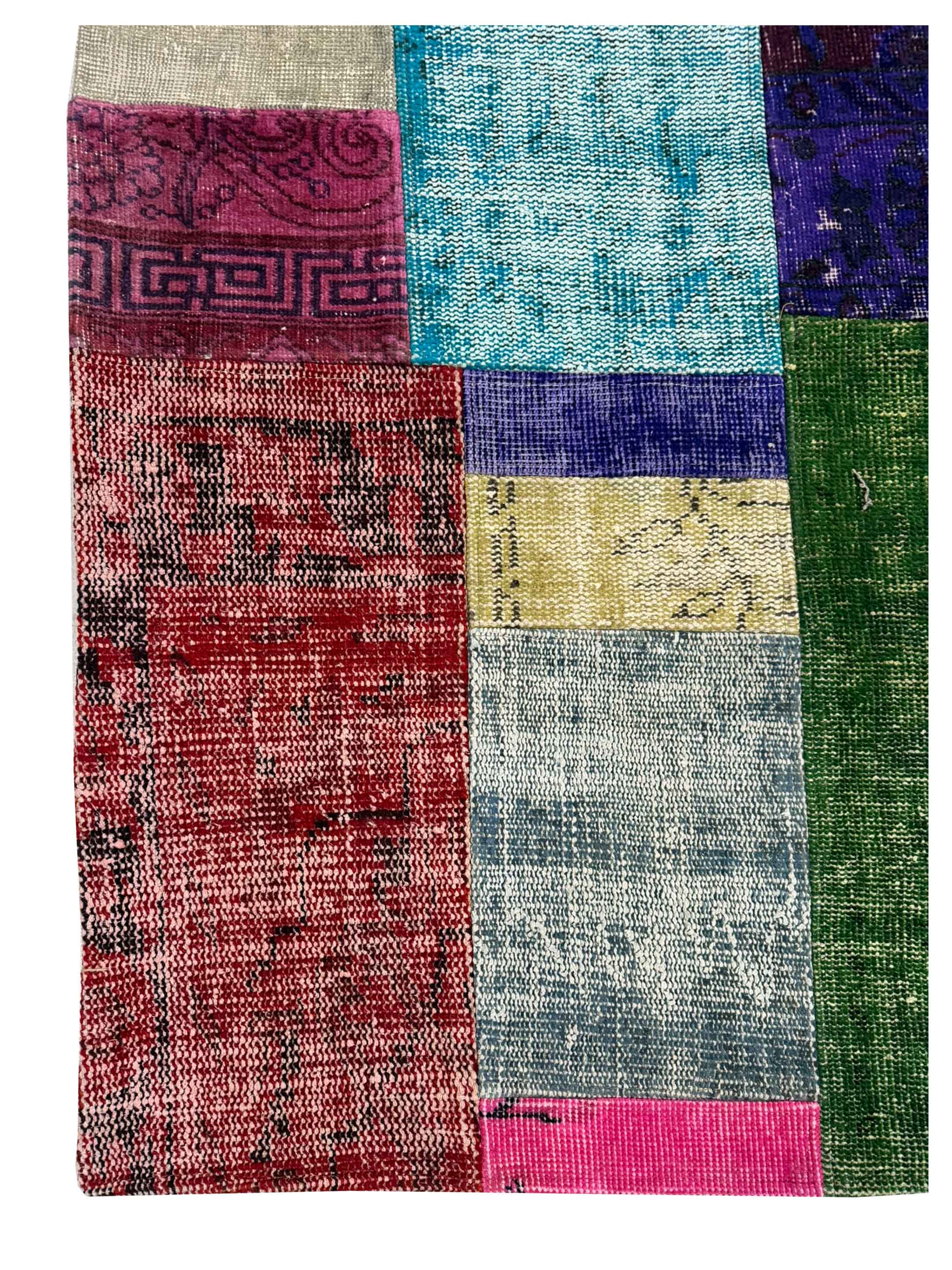 Vintage Fragments Hand Knotted Multi 9x12 - Image 2 of 4