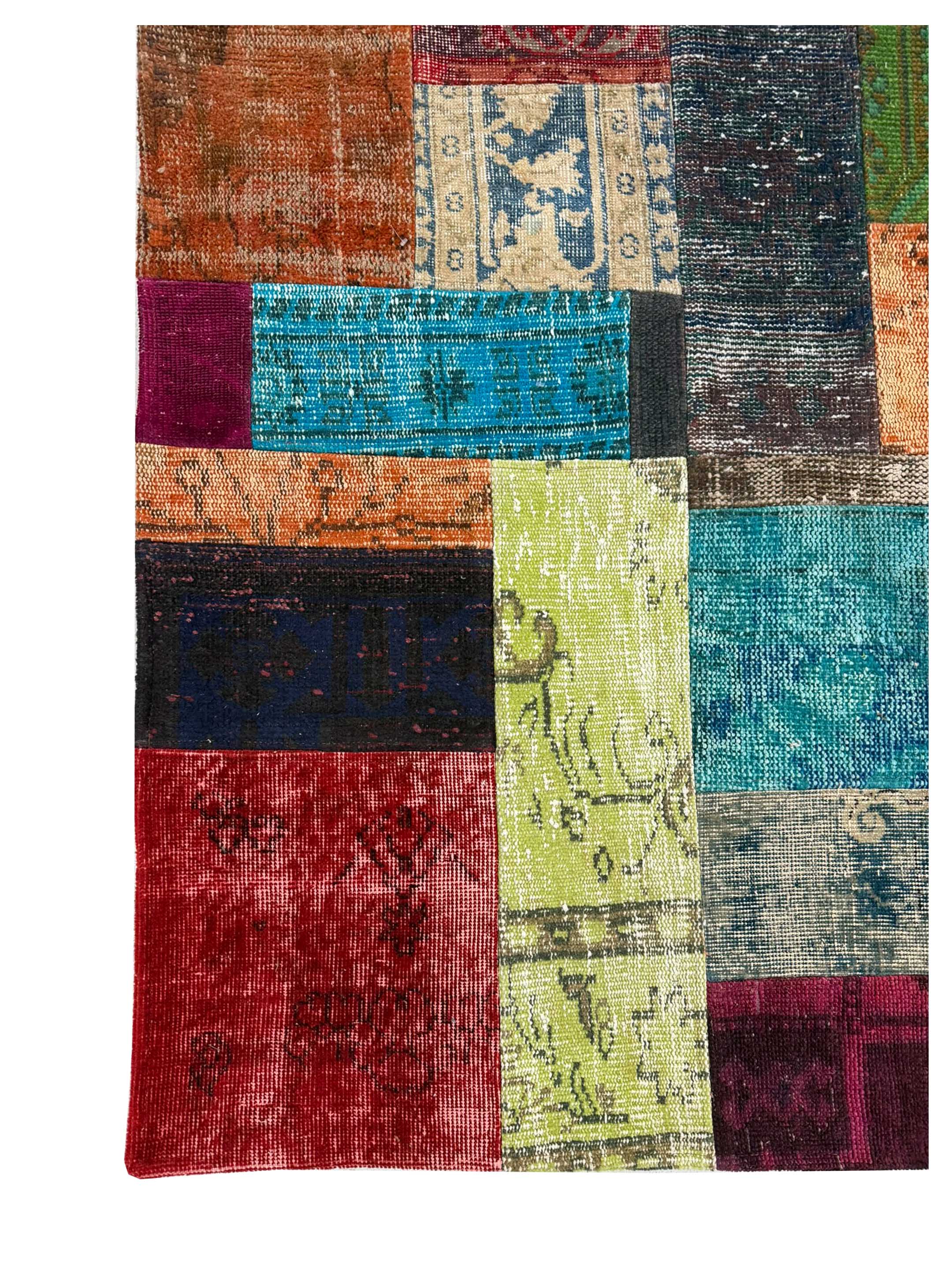 Vintage Fragments Hand Knotted Multi 9x12 - Image 2 of 4