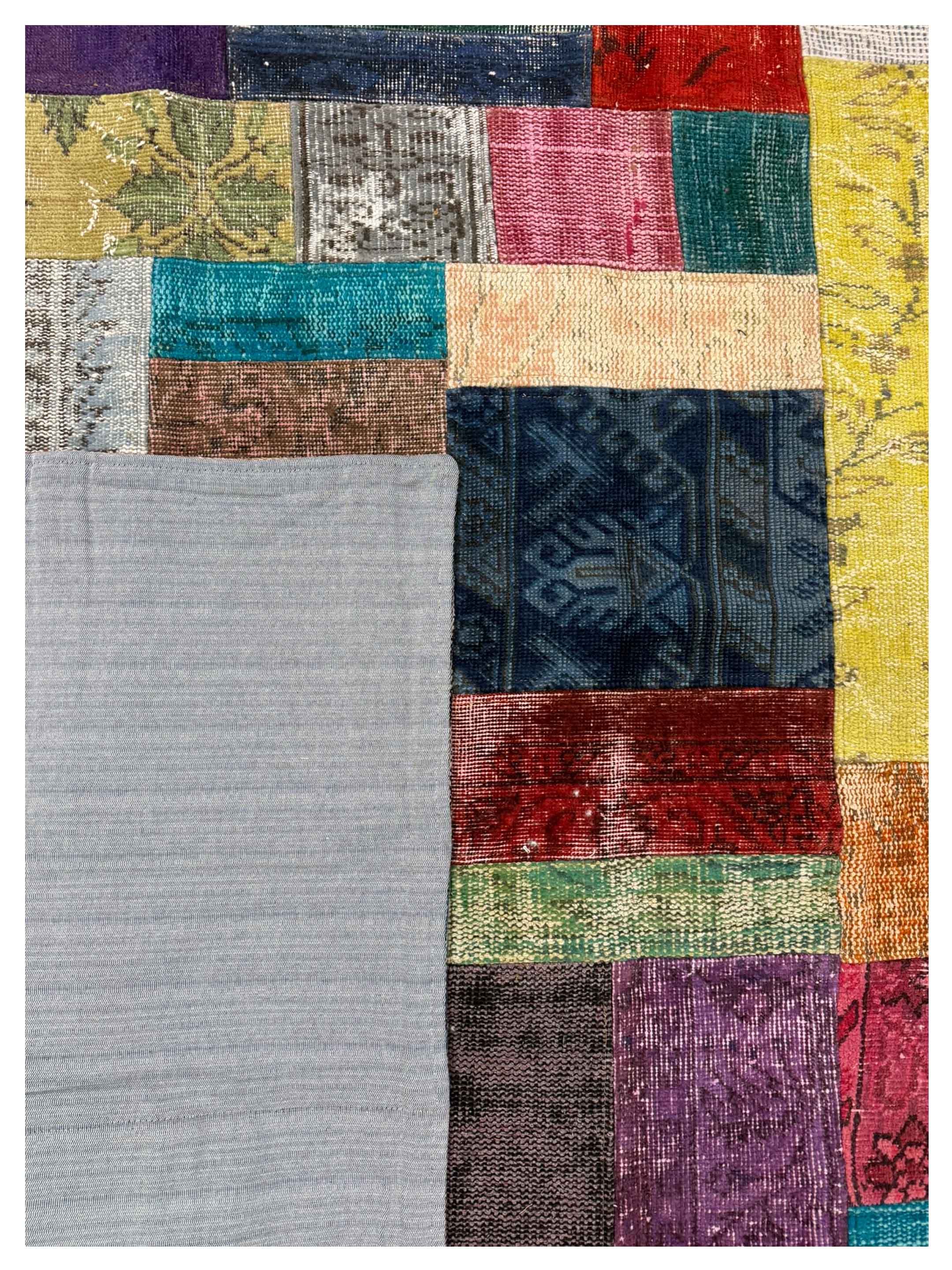 Vintage Fragments Hand Knotted Multi 9x12 - Image 4 of 4