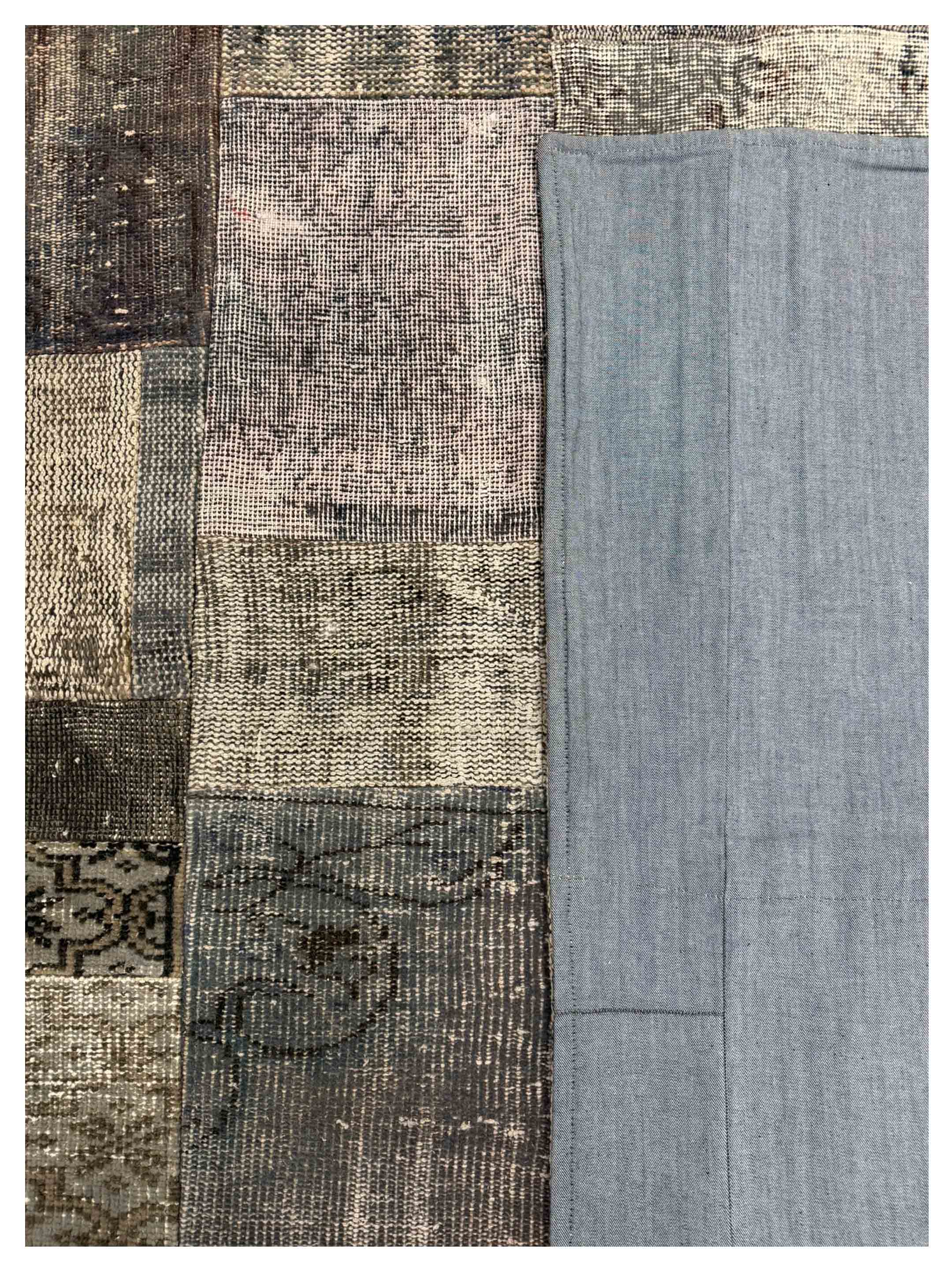 Vintage Fragments Hand Knotted Lt.Gray 7x10 - Image 3 of 4