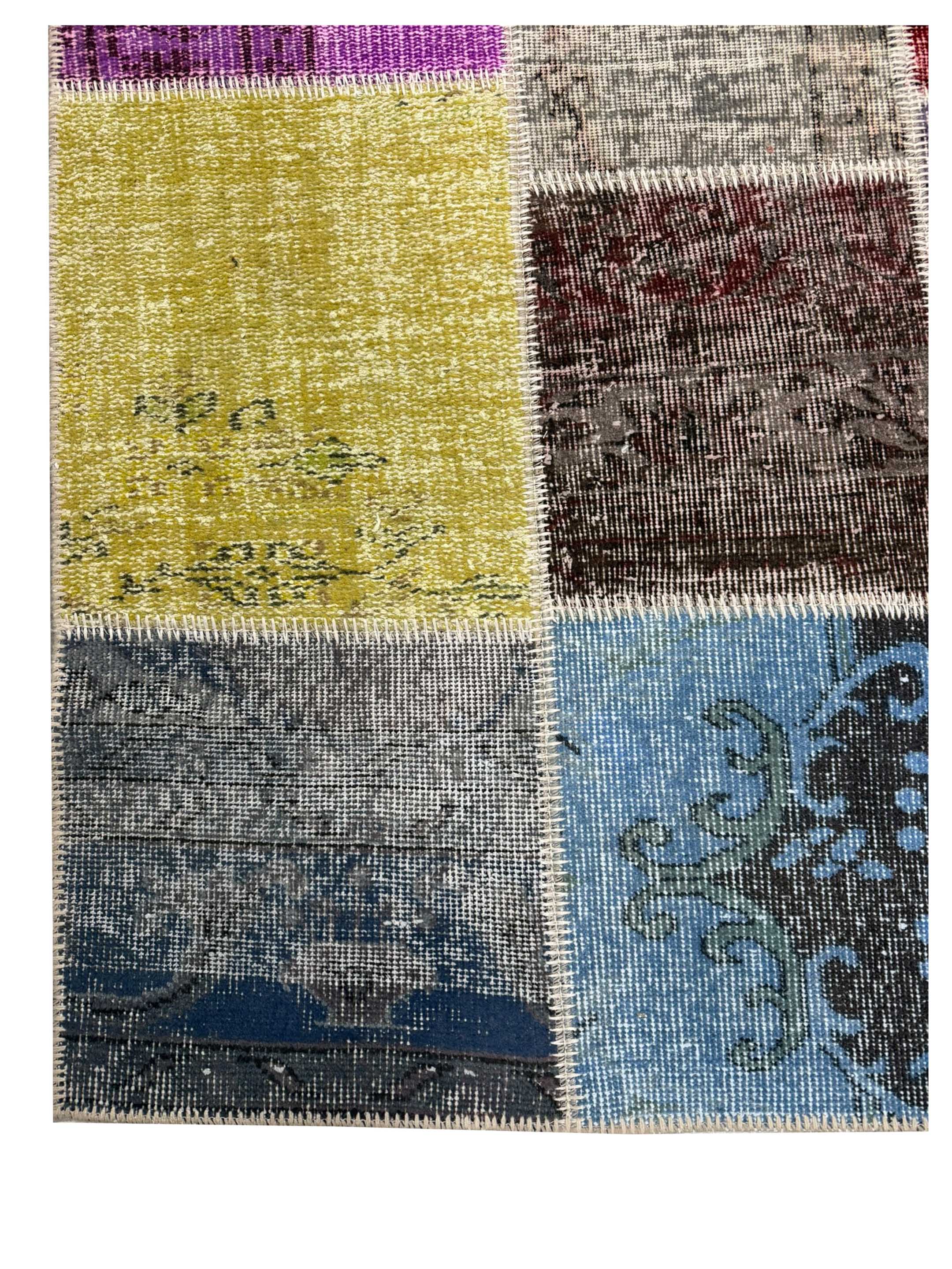 Vintage Fragments Hand Knotted Multi 4x6 - Image 2 of 4
