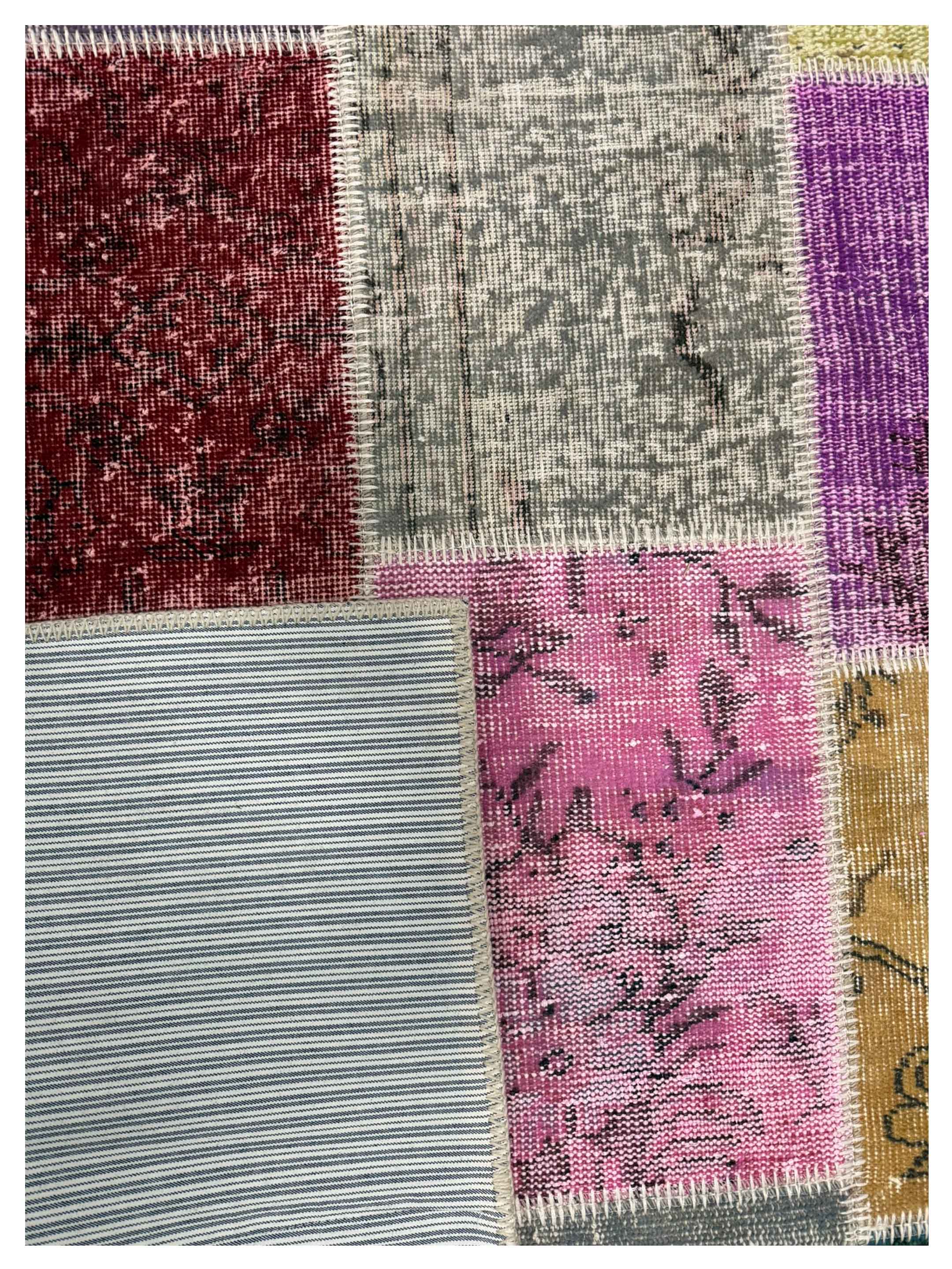 Vintage Fragments Hand Knotted Multi 4x6 - Image 4 of 4