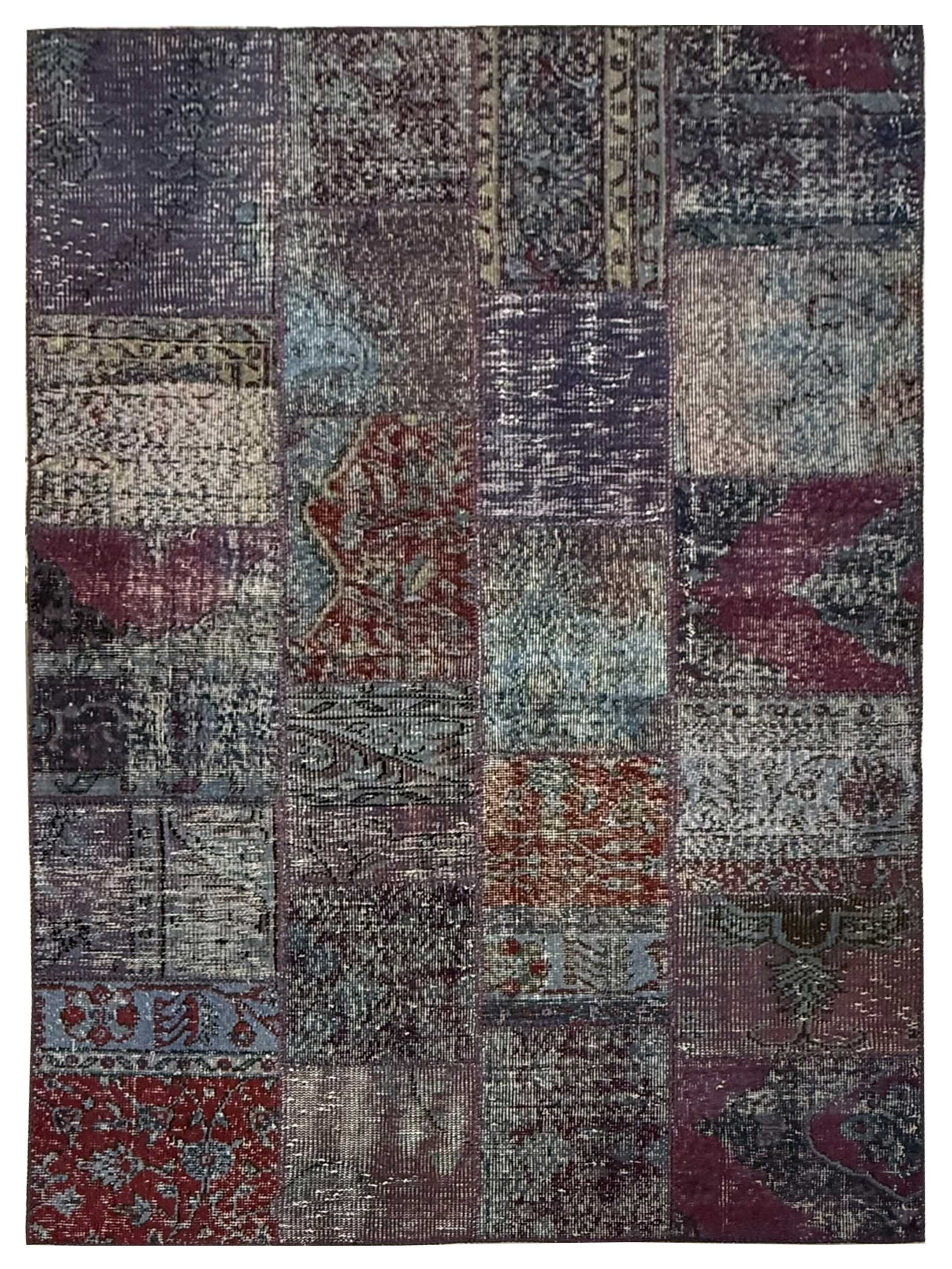 Vintage Fragments Hand Knotted Purple 4x6
