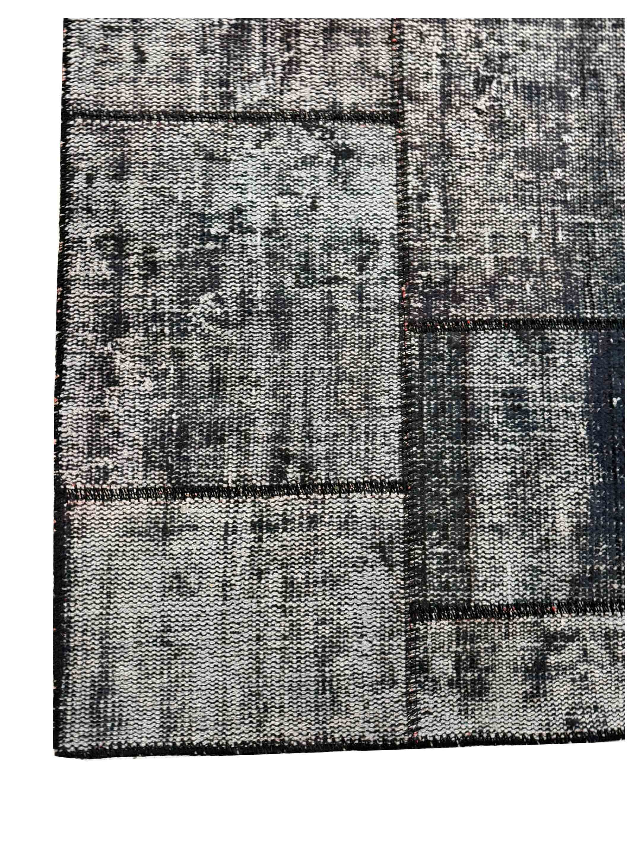 Vintage Fragments Hand Knotted Black 5x6 - Image 2 of 4