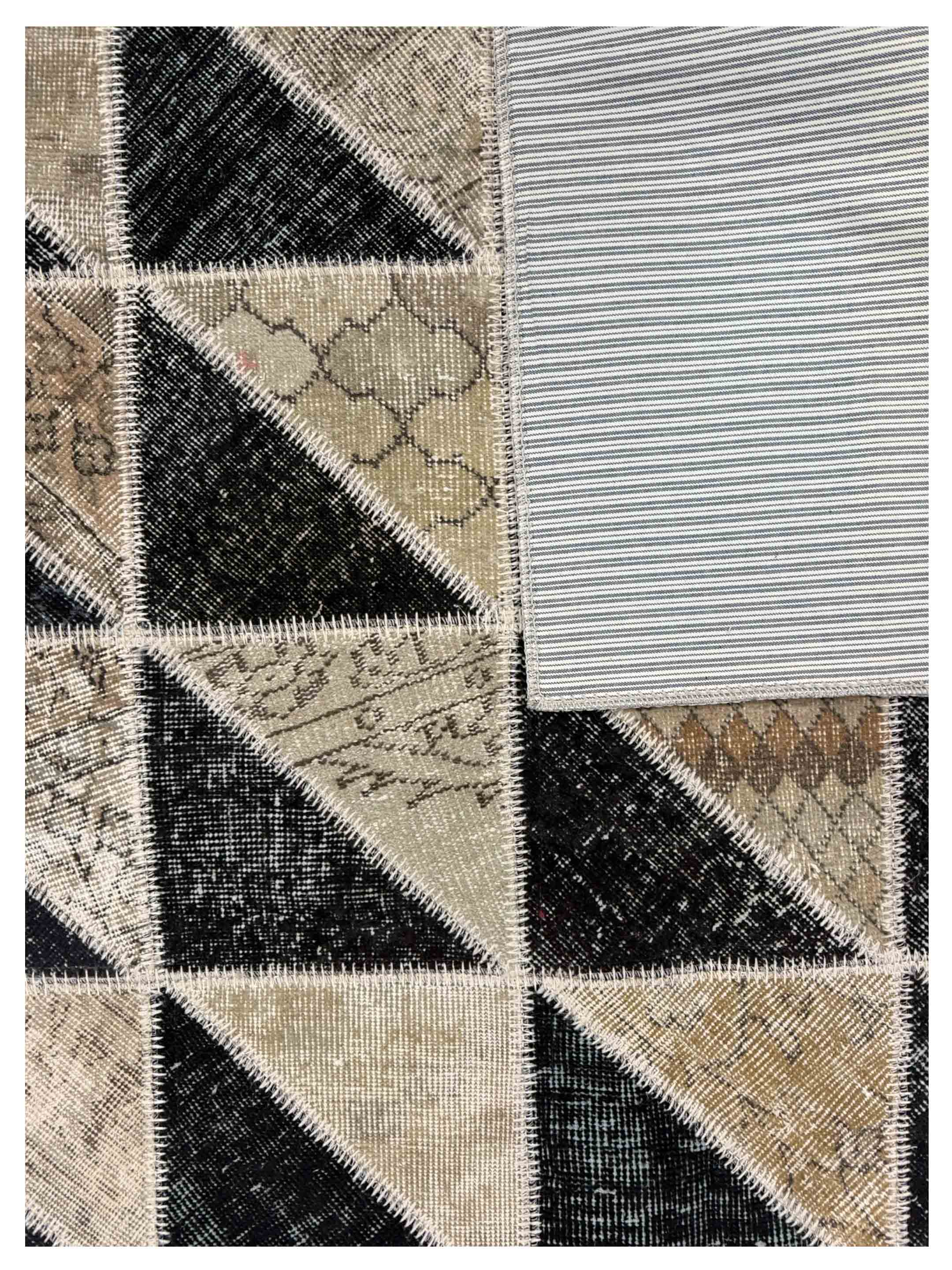 Vintage Fragments Hand Knotted Beige 5x6 - Image 4 of 4