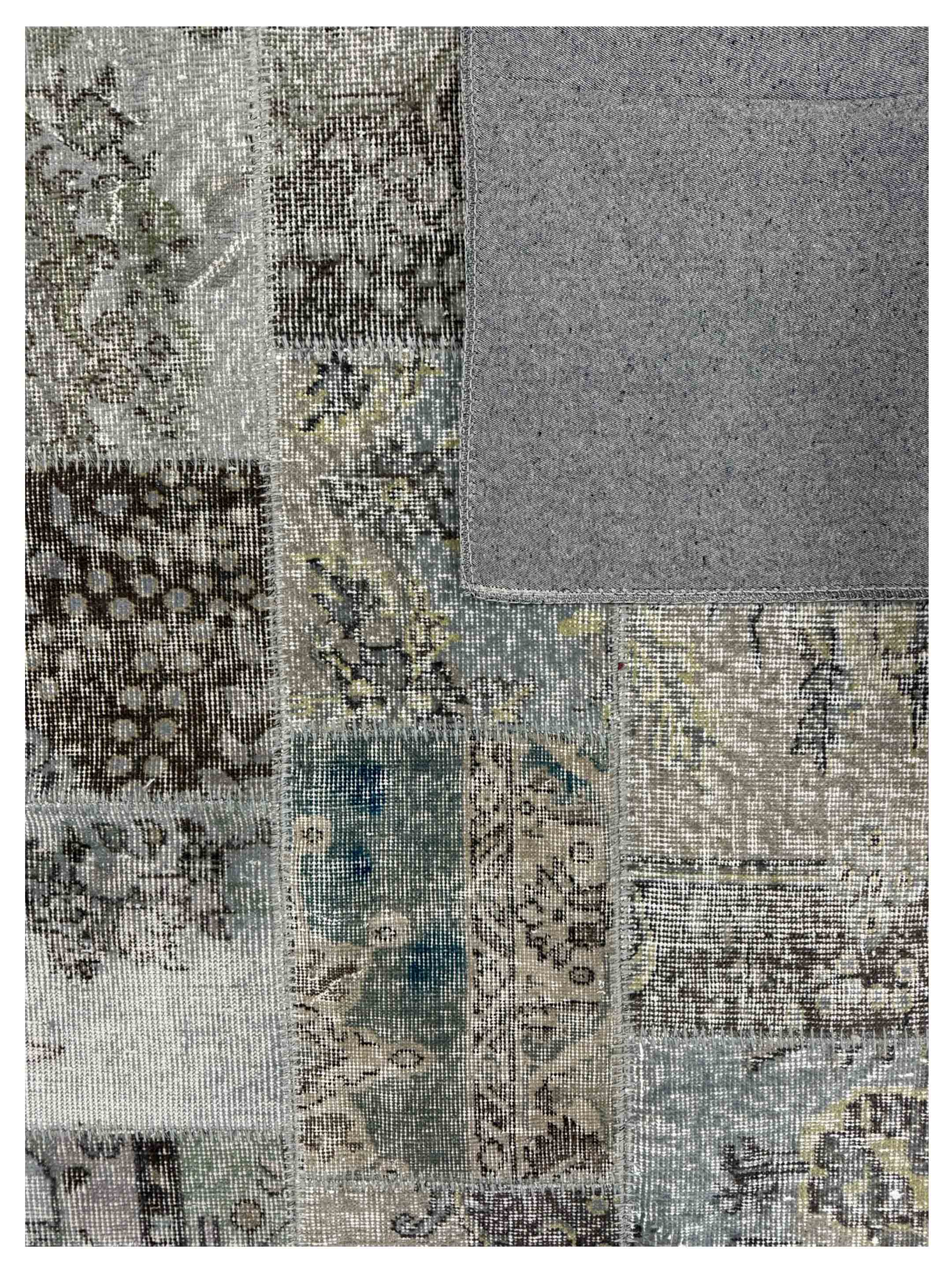 Vintage Fragments Hand Knotted Lt.Gray 4x6 - Image 4 of 4