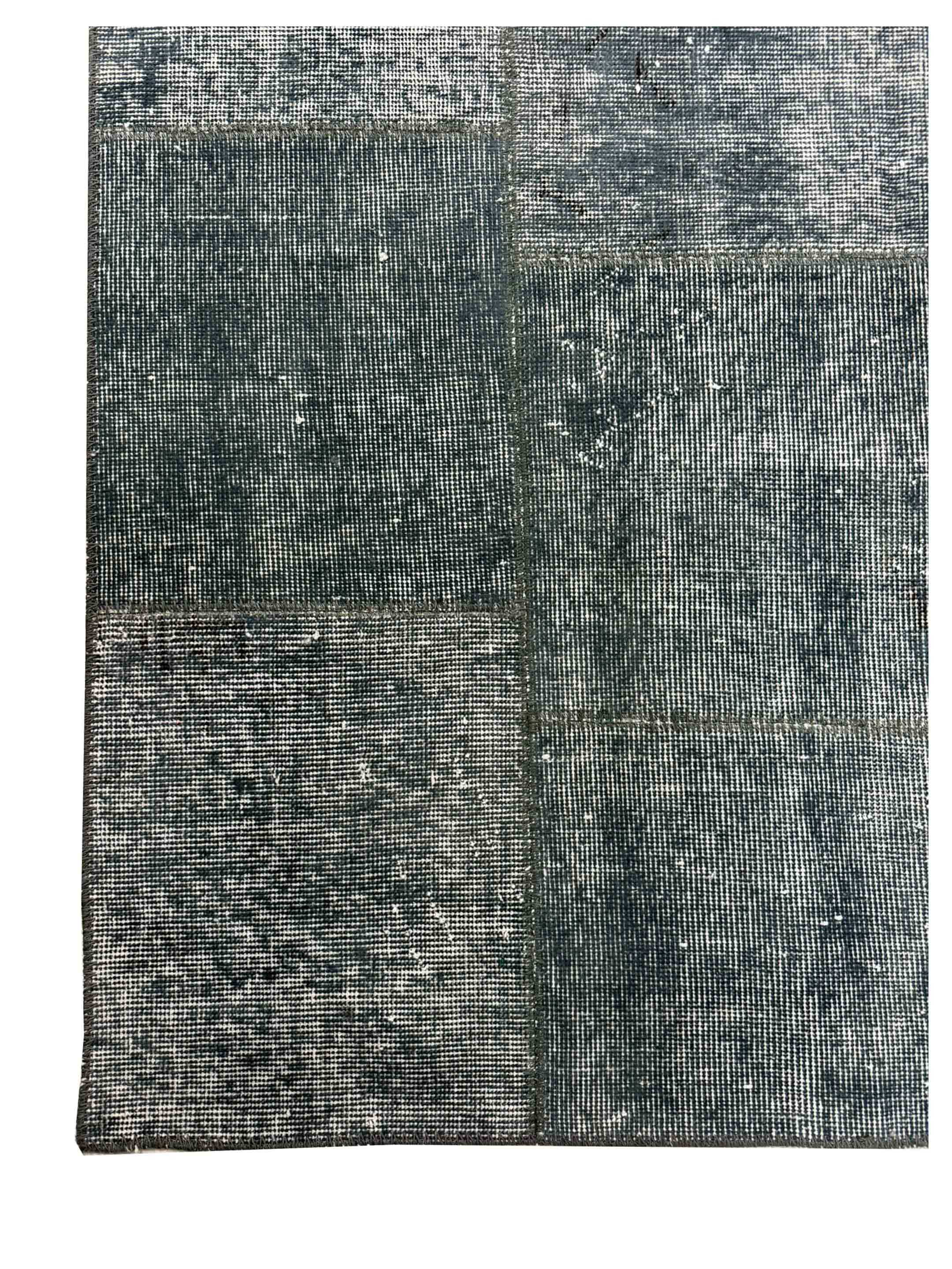 Vintage Fragments Hand Knotted Gray 5x6 - Image 2 of 3