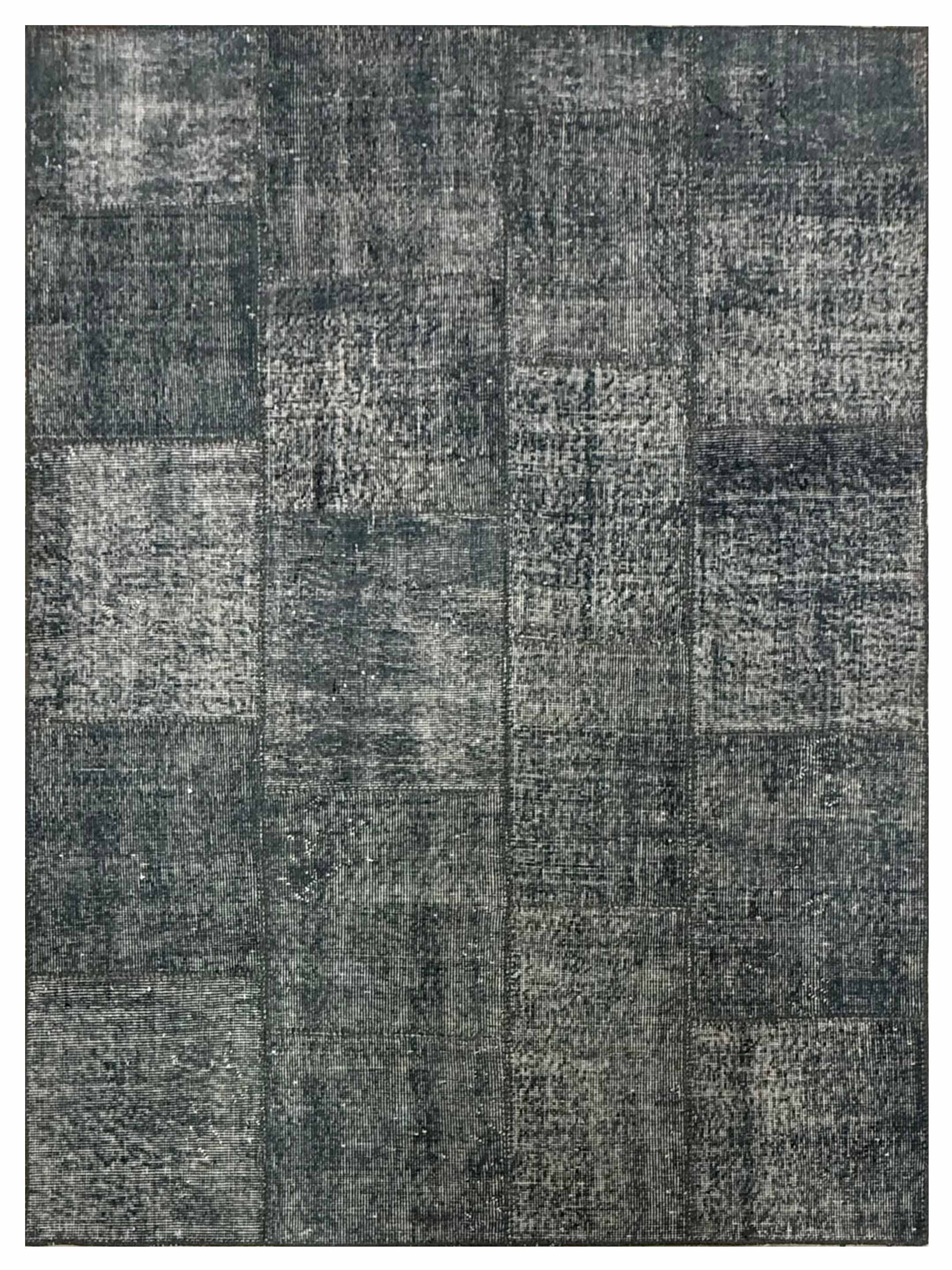 Vintage Fragments Hand Knotted Gray 5x6