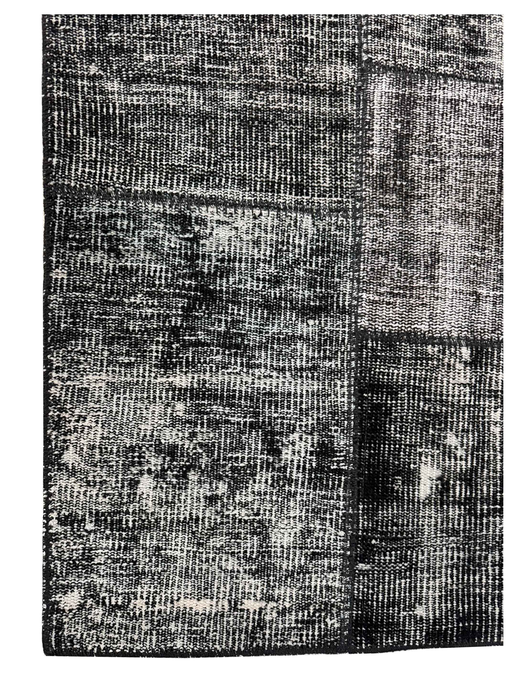 Vintage Fragments Hand Knotted Black 4x6 - Image 2 of 4