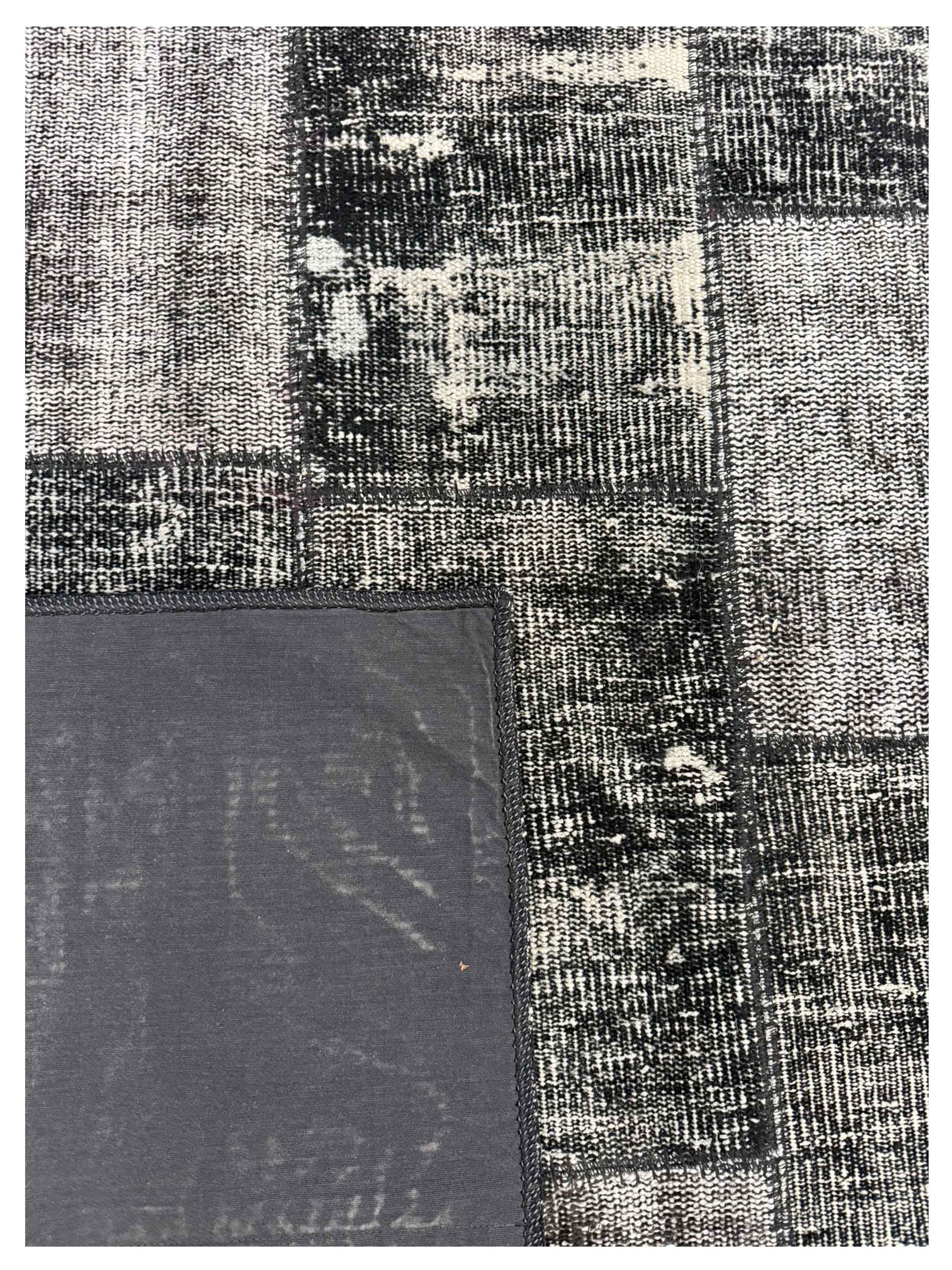 Vintage Fragments Hand Knotted Black 4x6 - Image 4 of 4