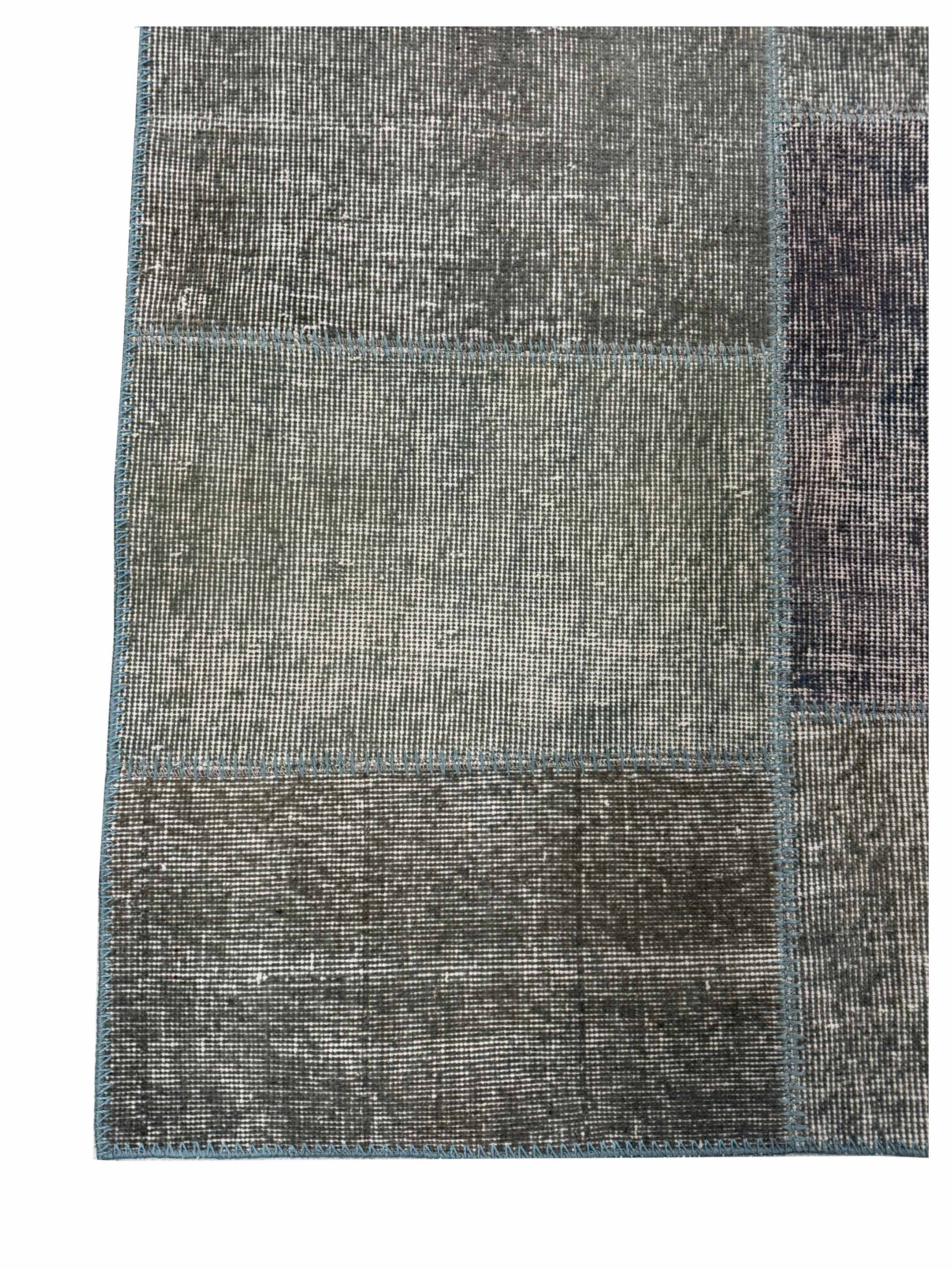 Vintage Fragments Hand Knotted Lt.Gray 4x6 - Image 2 of 4