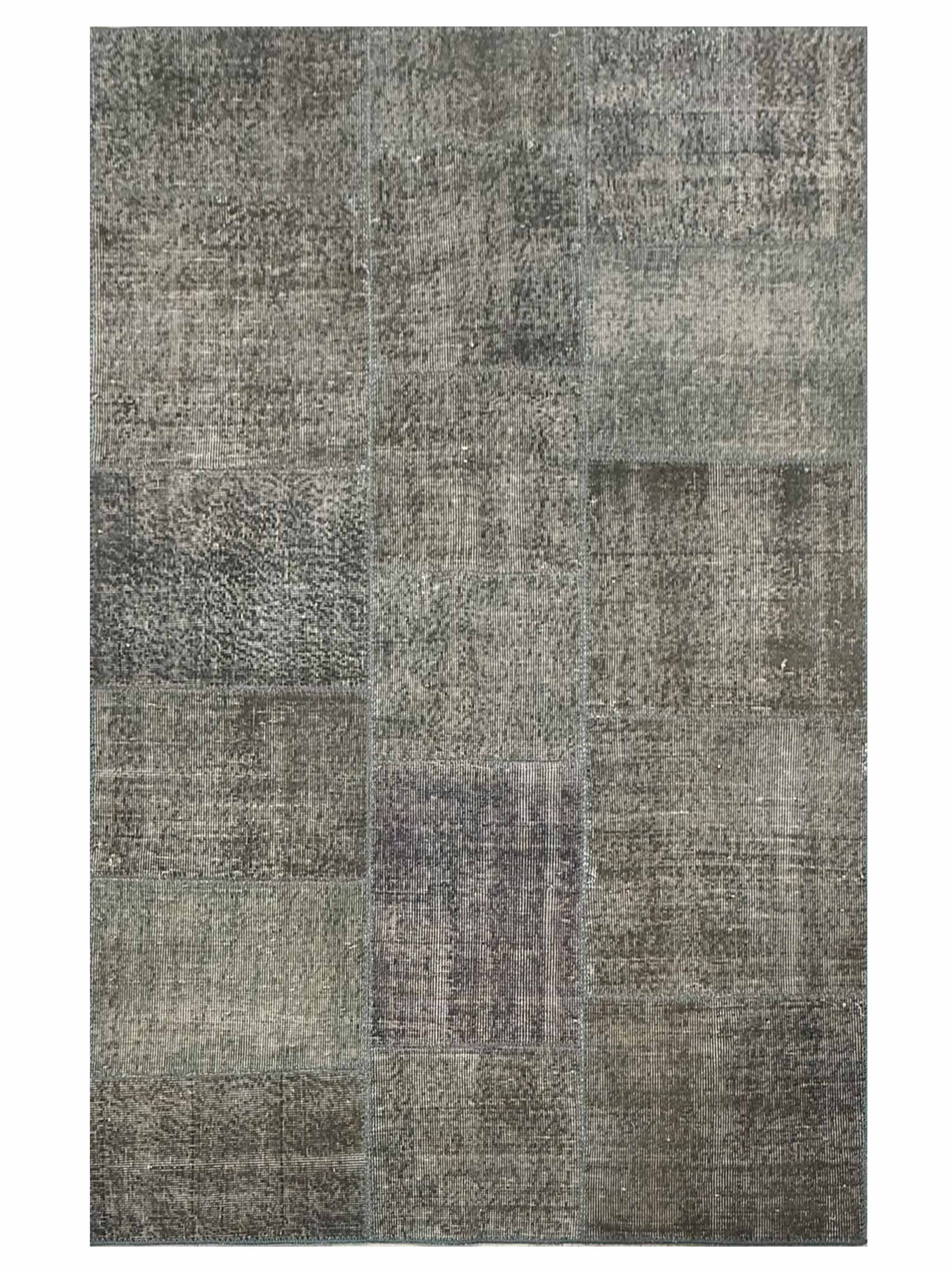 Vintage Fragments Hand Knotted Lt.Gray 4x6