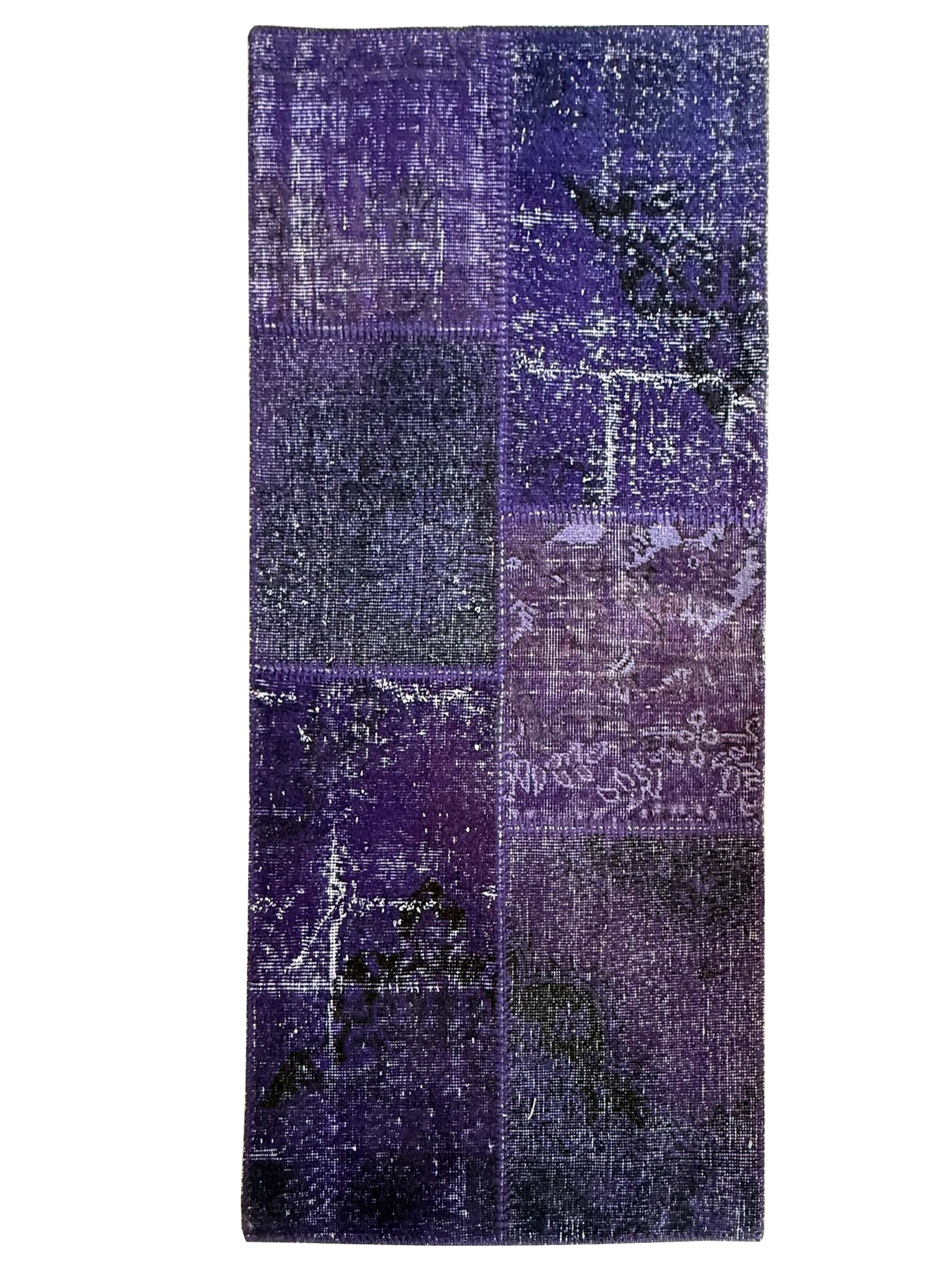 Vintage Fragments Hand Knotted Purple 3x5